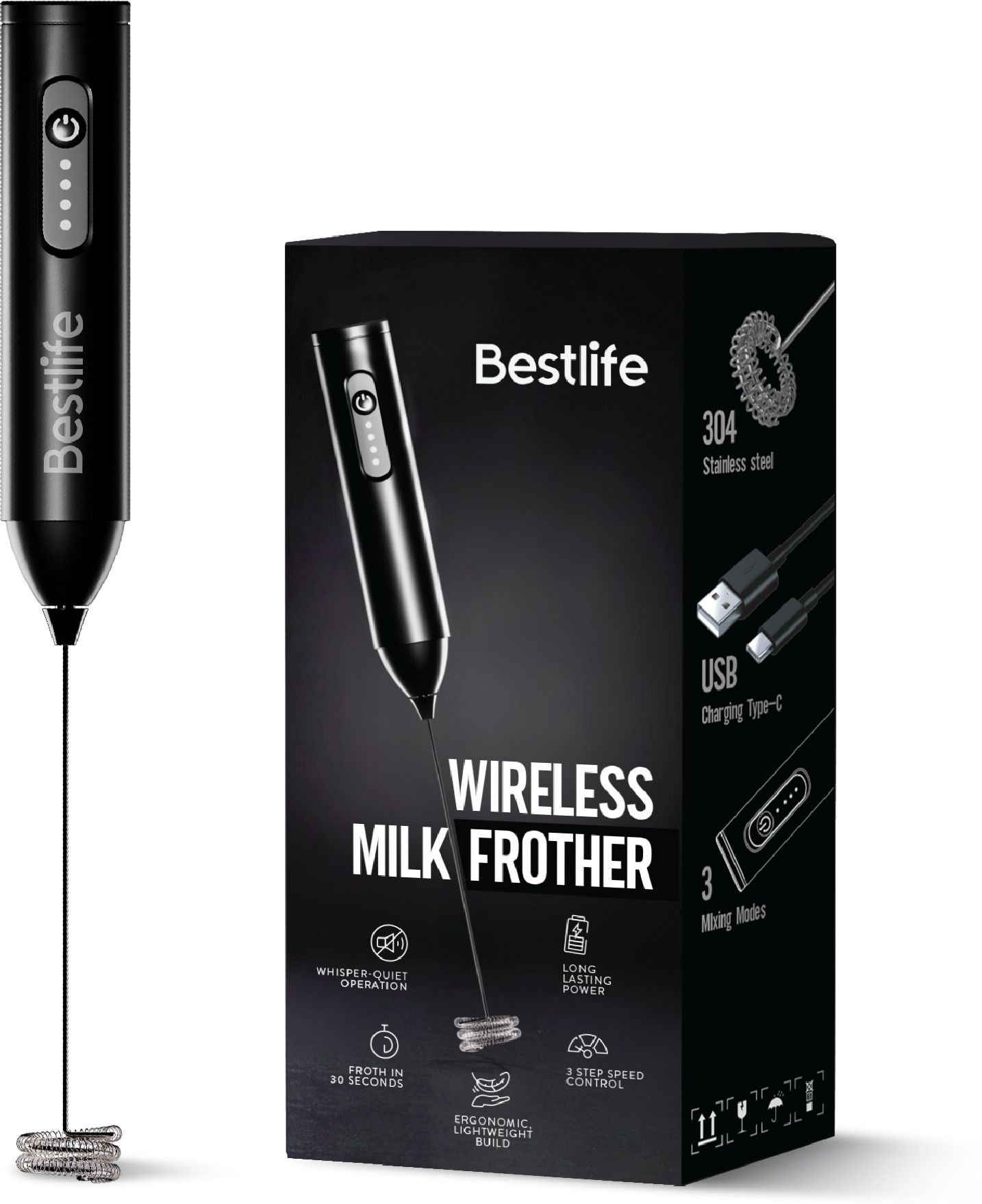 50 W Black Hand Blender-image-8