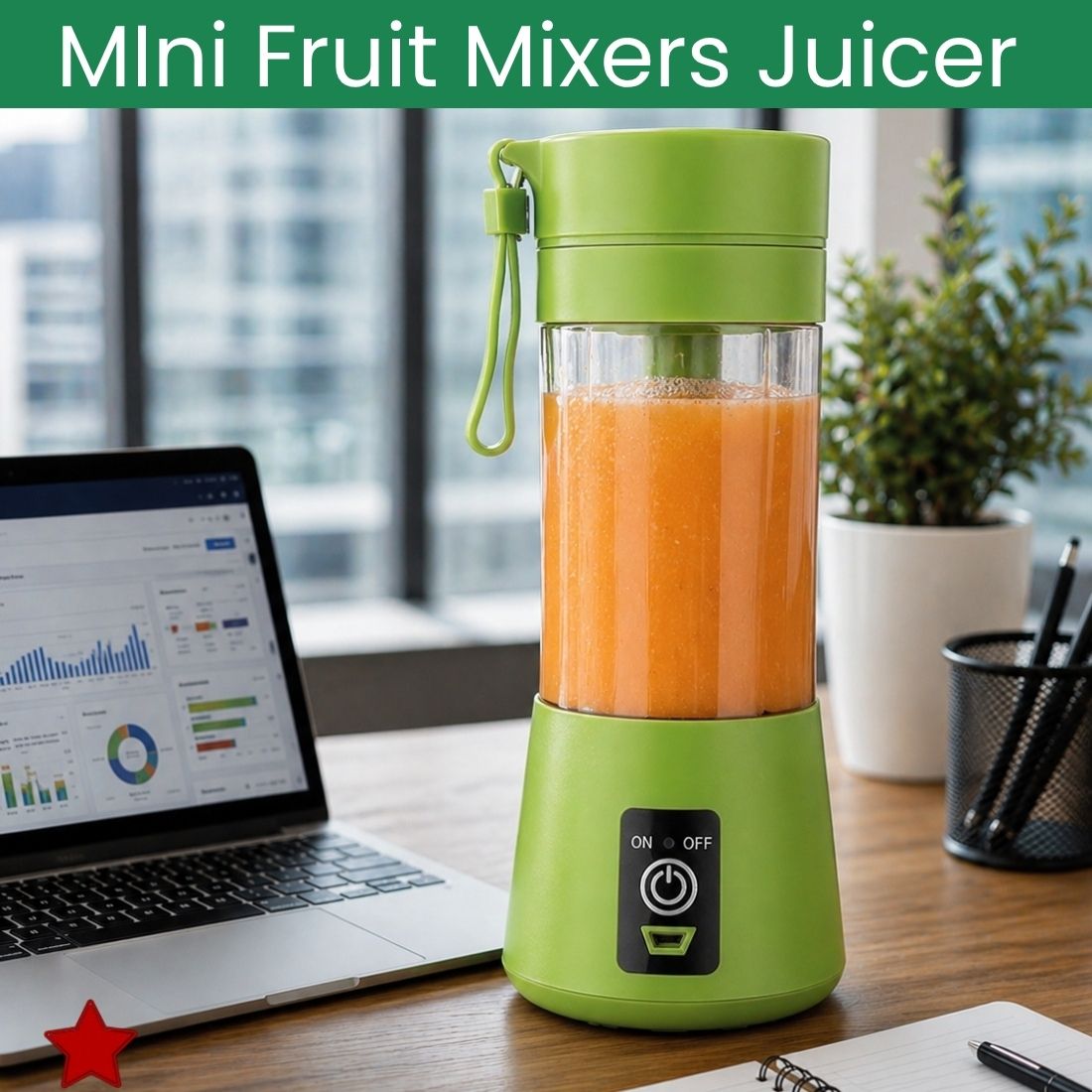 clairbell Plastic Portable Electric Juicer Mixer Blender Bottle for Smoothies, Shakes & JuiceRQ316 Hand Juicer-picture-34