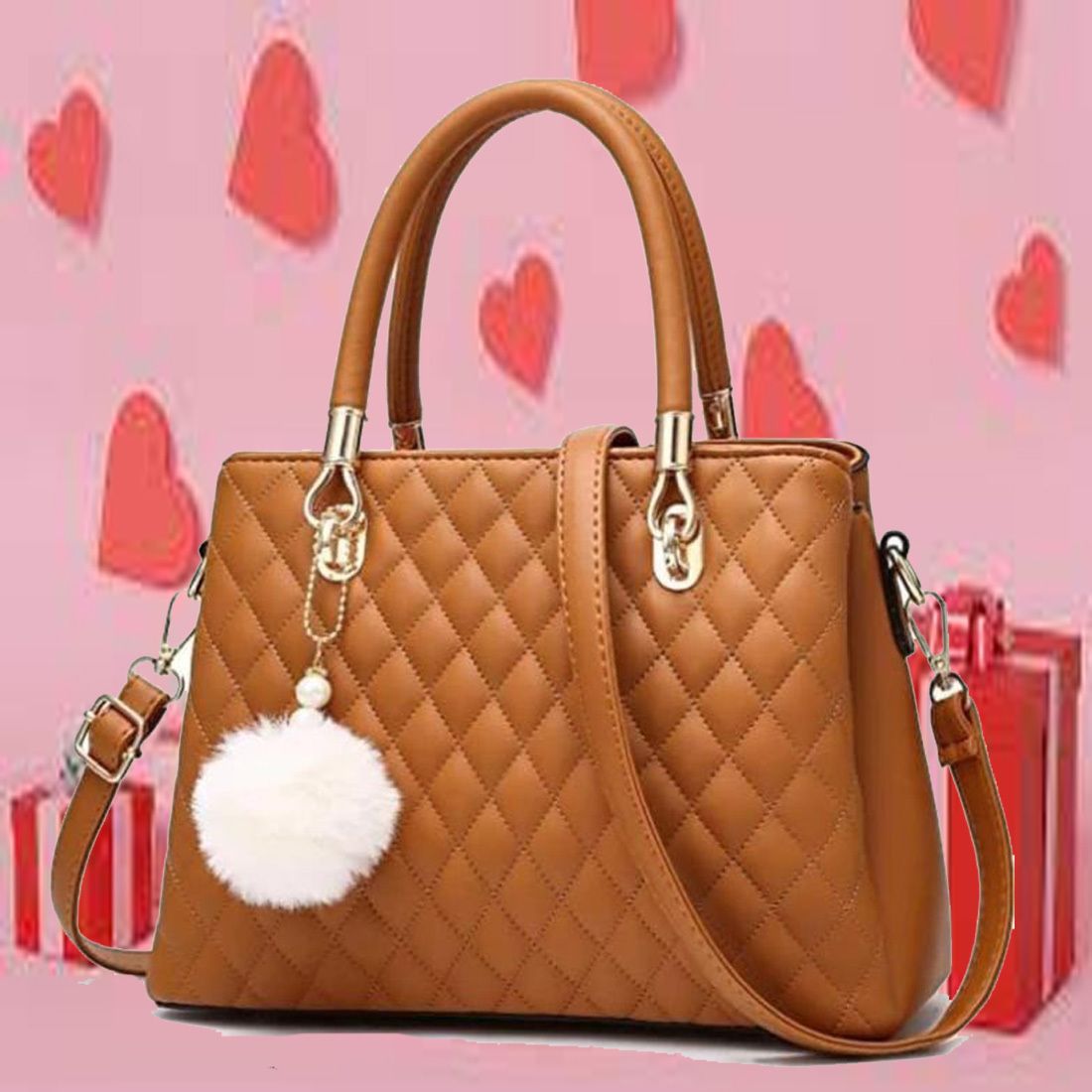paradise fashion Women Brown Shoulder Bag-picture-19