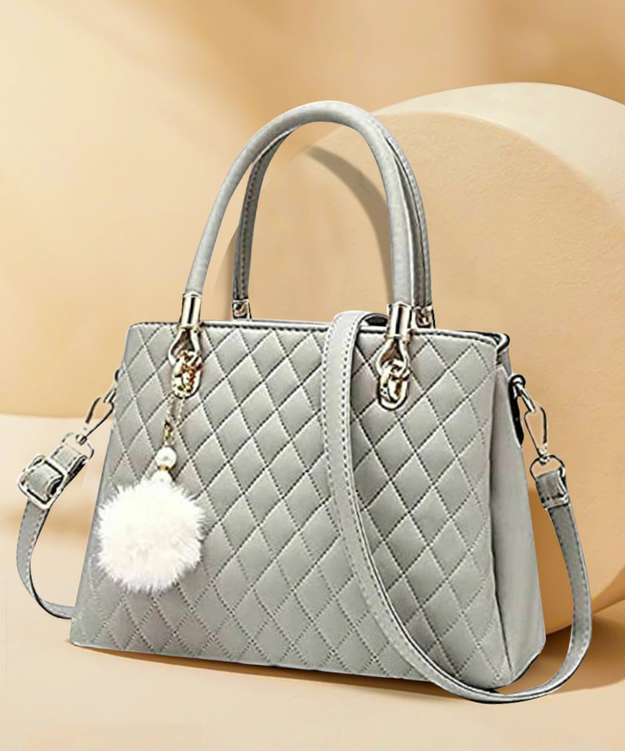 Women Grey Shoulder Bag