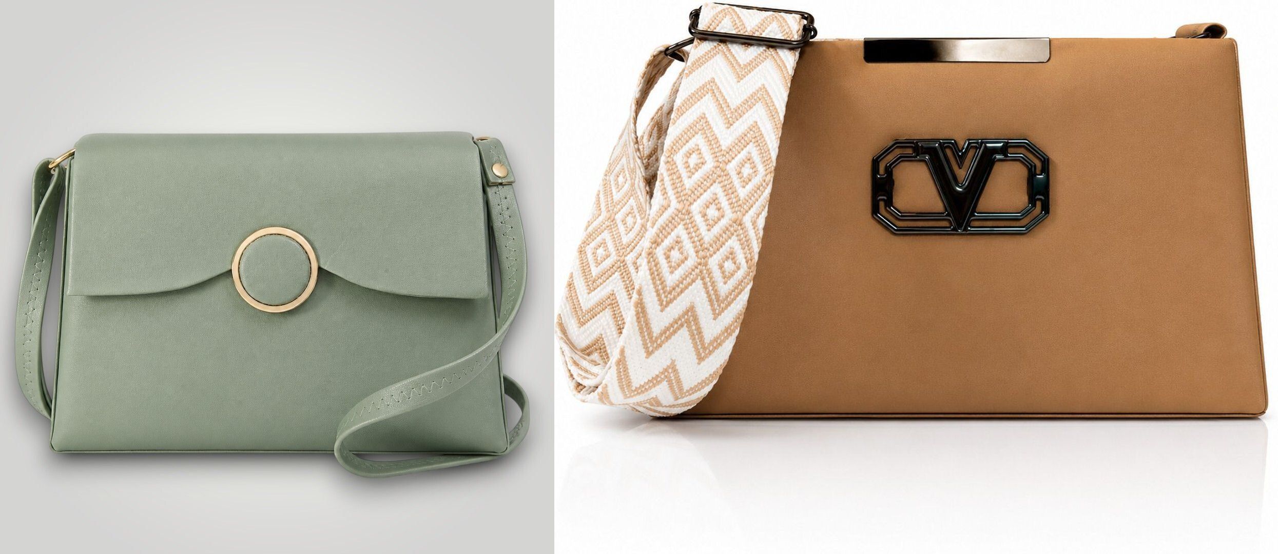 srq vog Women Green, Khaki Messenger Bag-picture-17