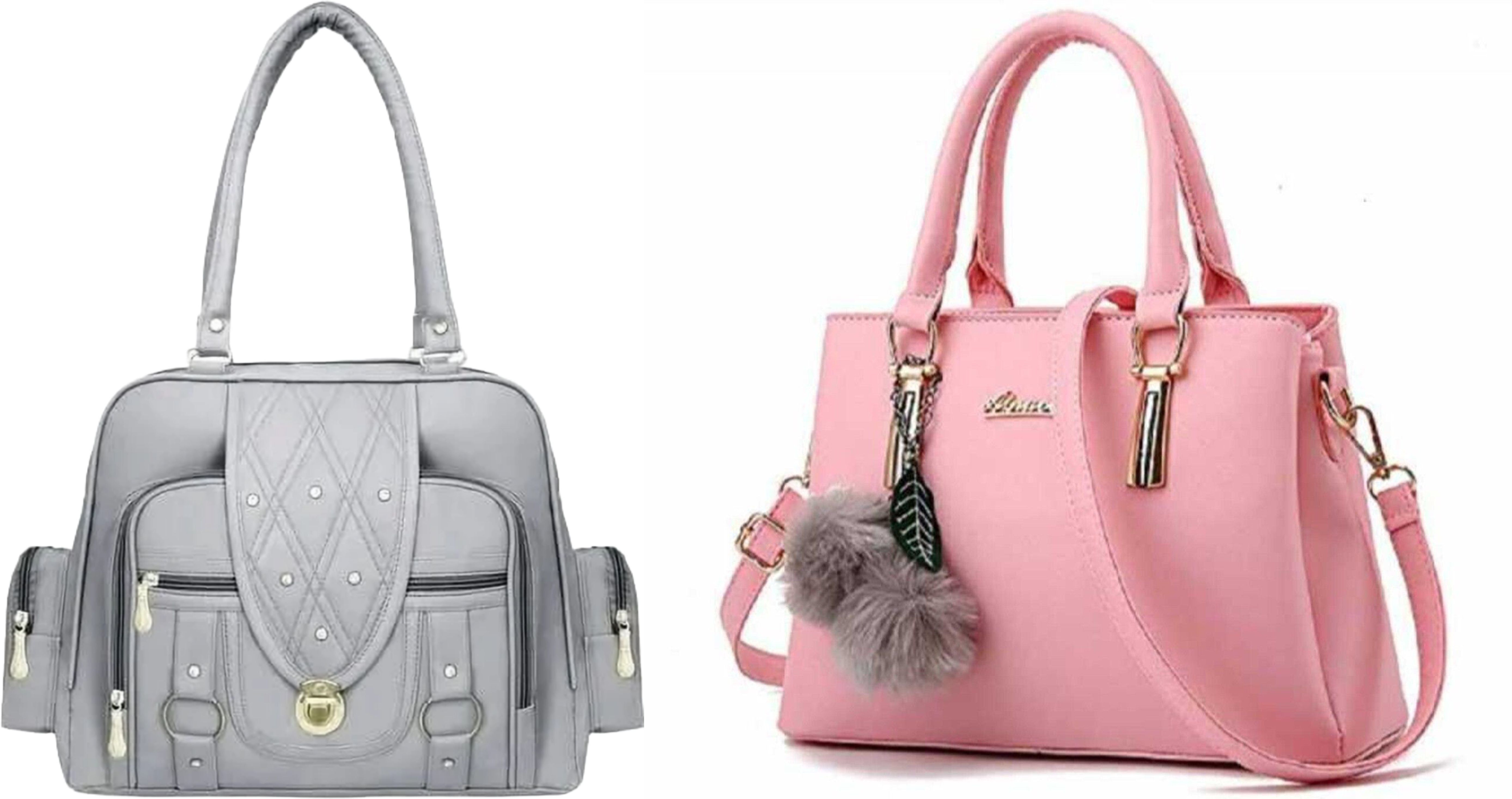 Women Grey, Pink Messenger Bag-image-35