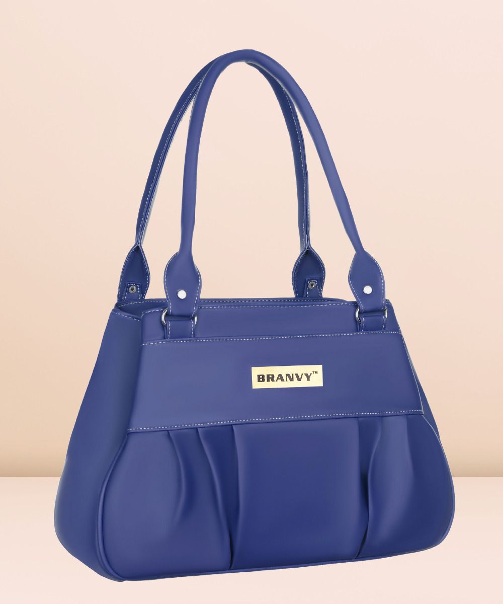 Women Blue Shoulder Bag-image-33