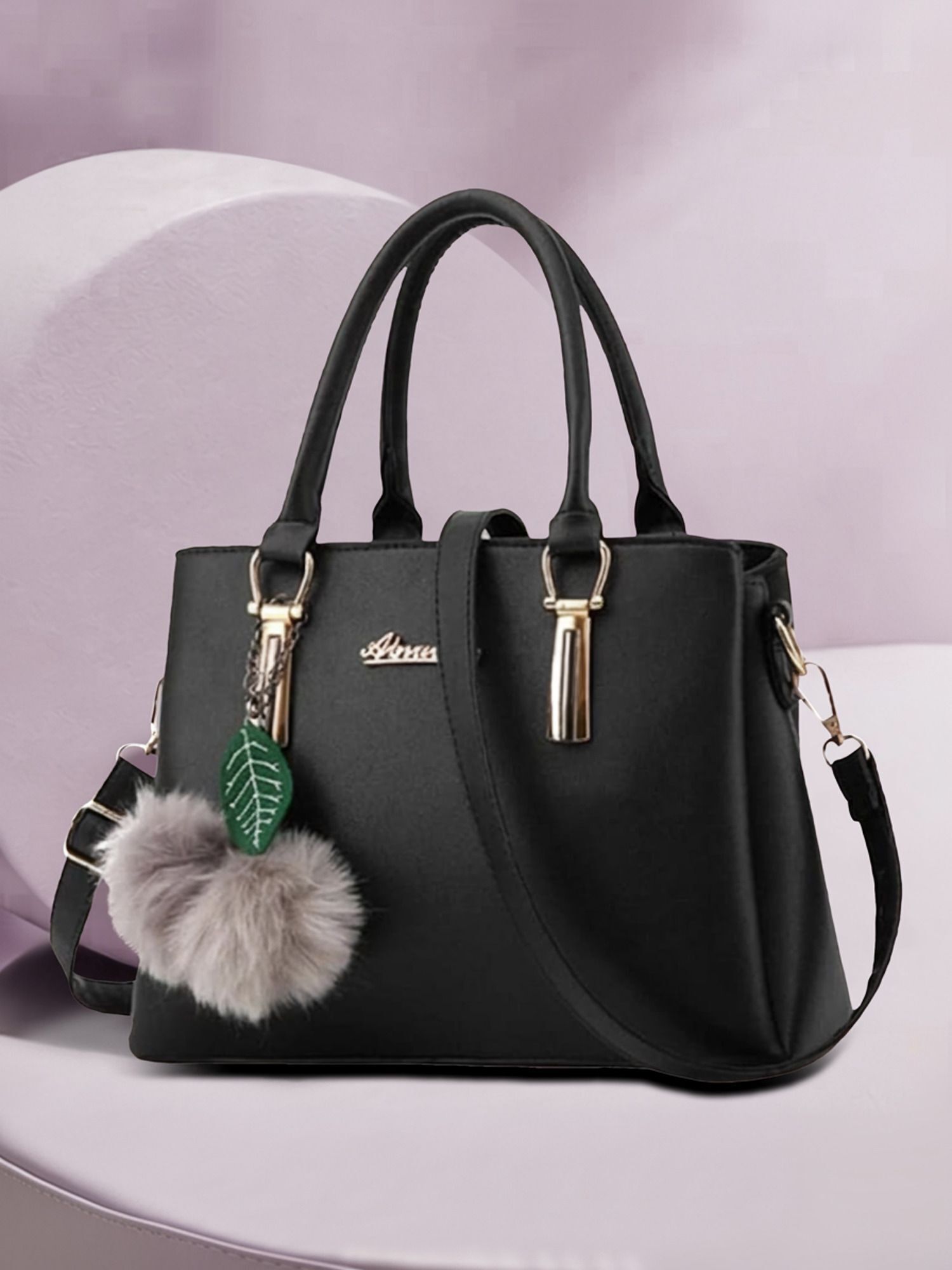 luxentra Women Black Shoulder Bag-picture-20