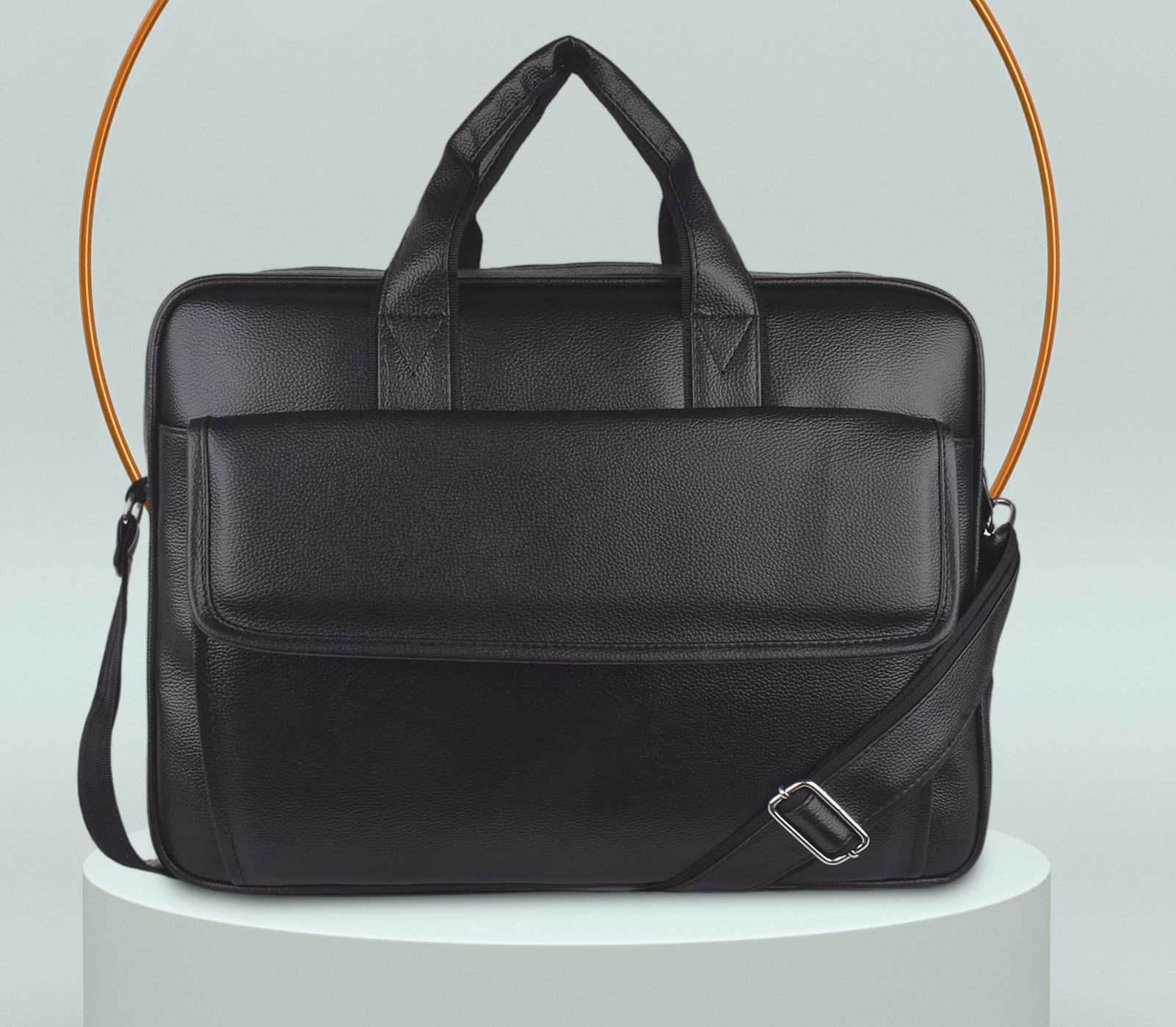 morabia Men Black Messenger Bag-picture-46