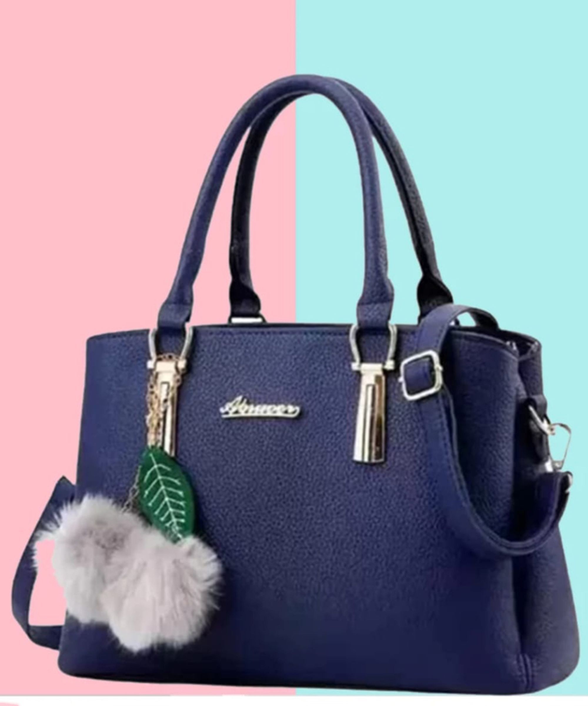 Women Blue Shoulder Bag-image-9