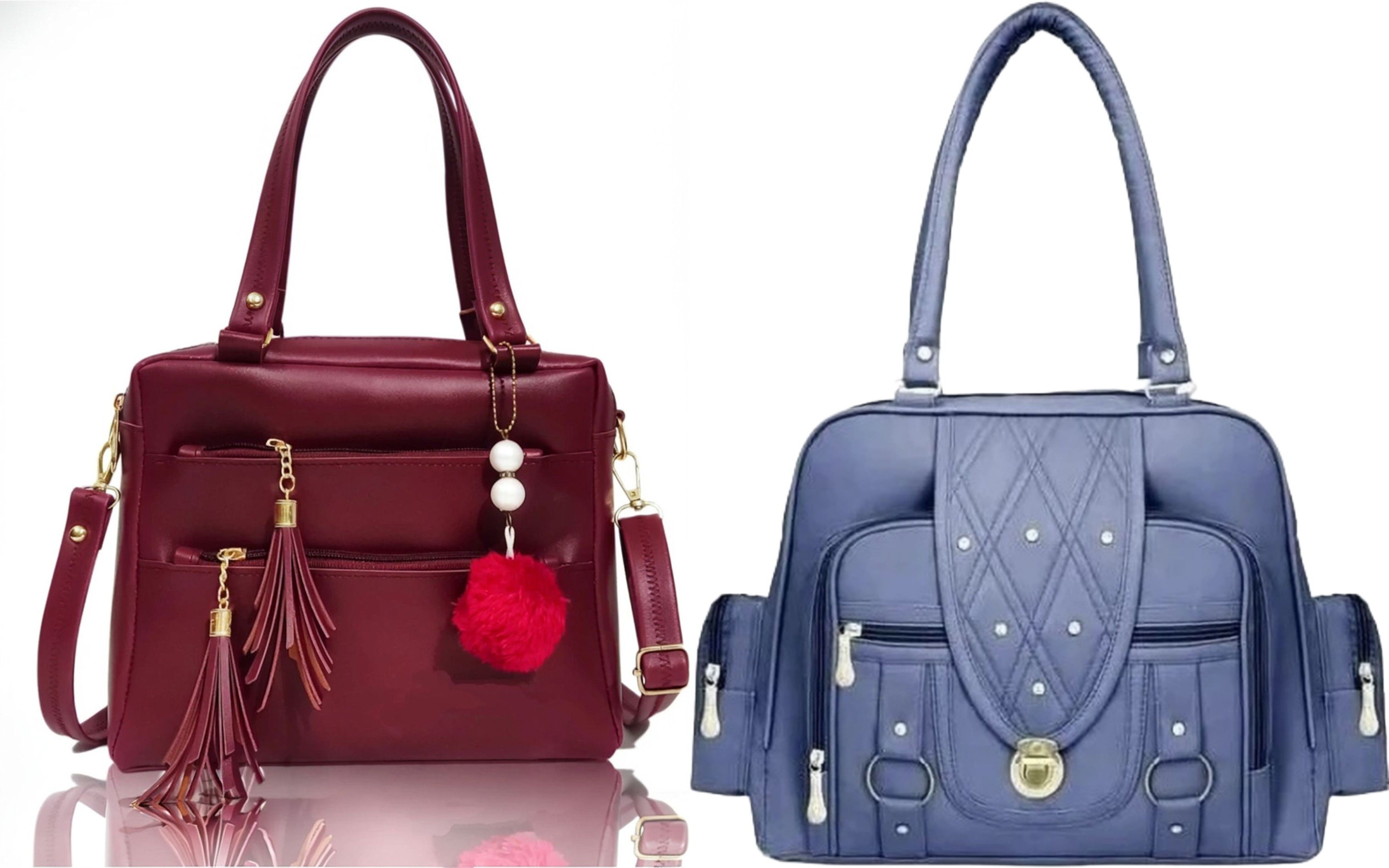 kgn fashion Women Maroon, Blue Messenger Bag-picture-3