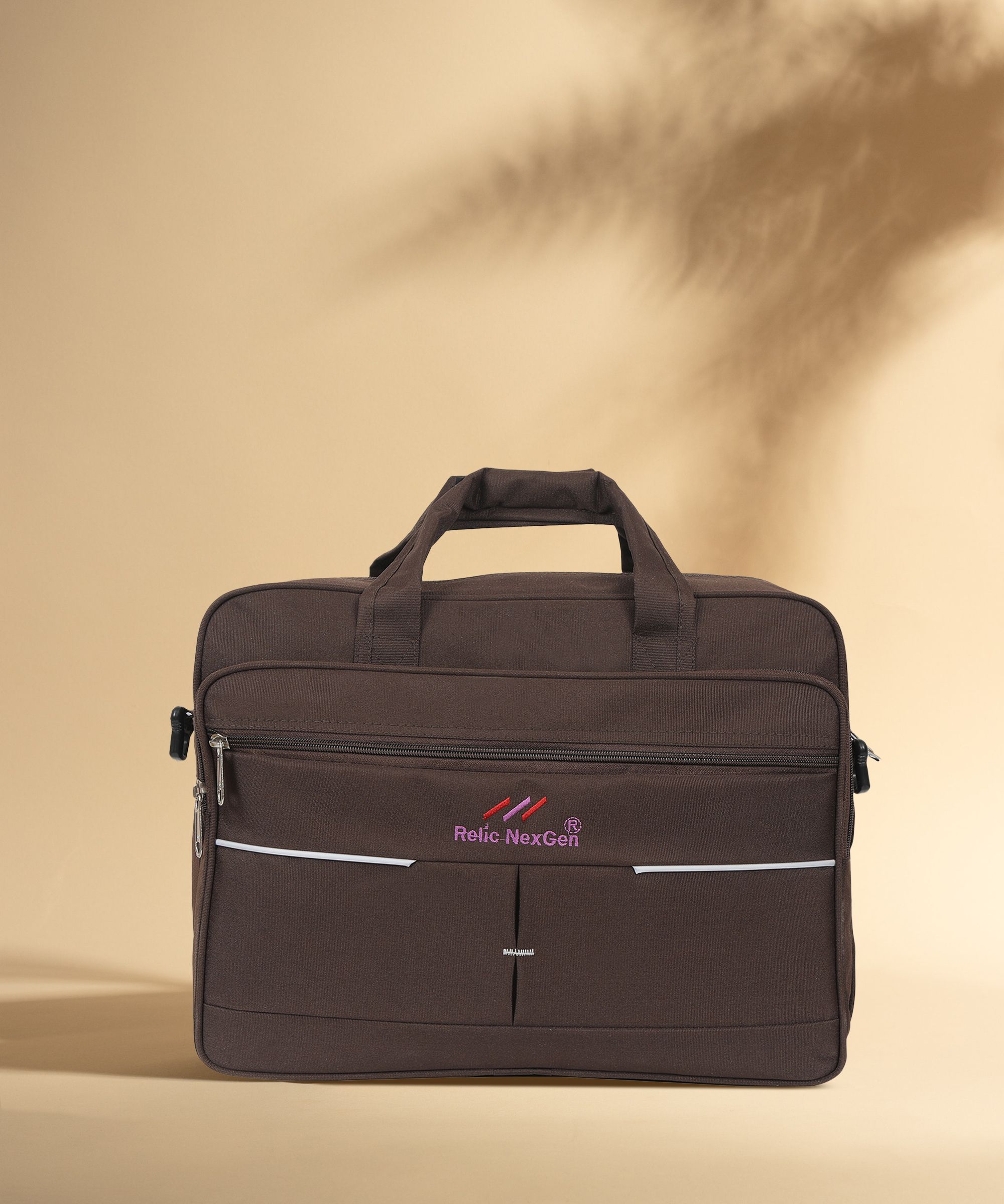 Men & Women Brown Messenger Bag - Regular Size-image-20