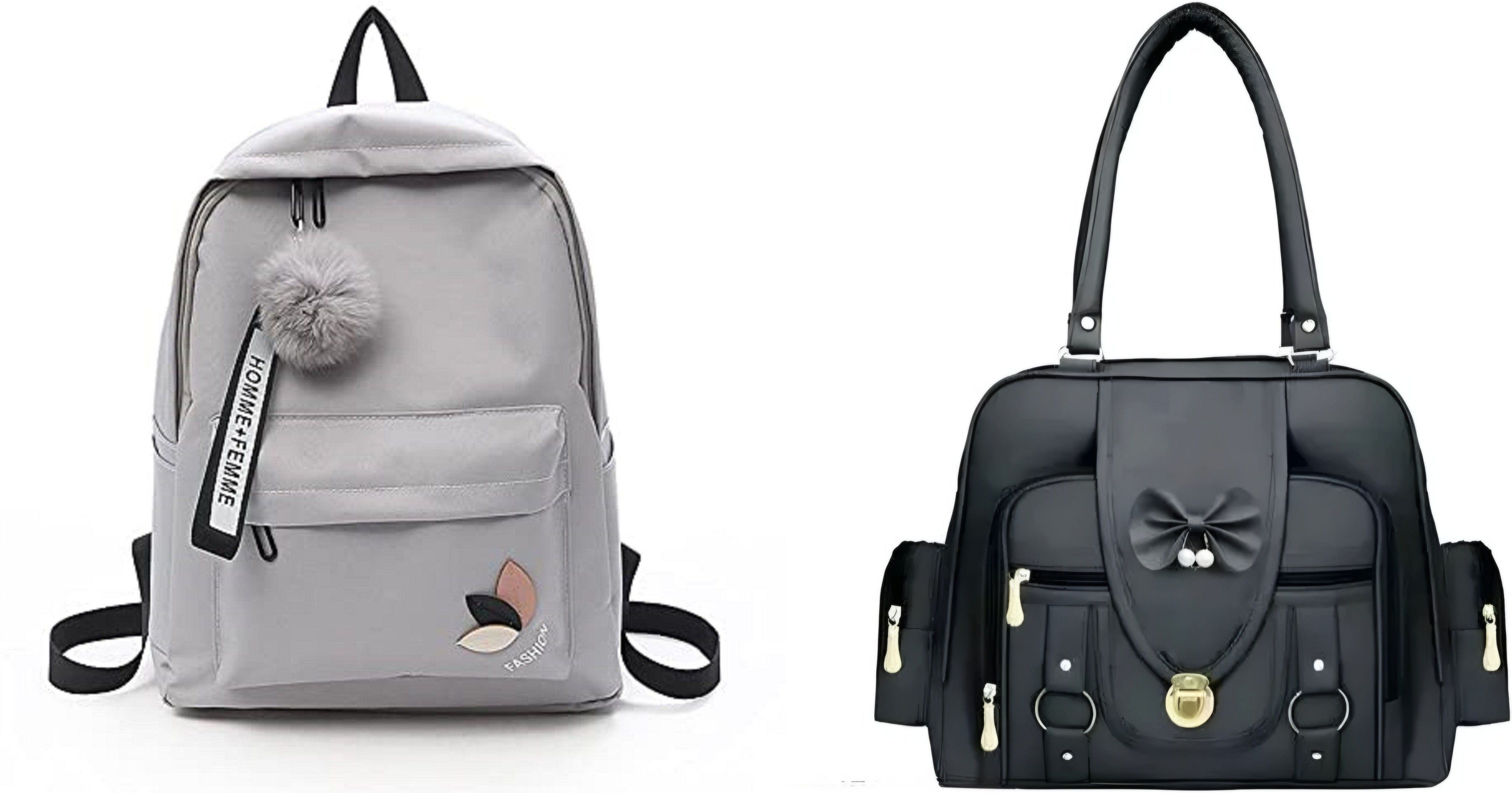 kgn fashion Women Grey, Black Messenger Bag-picture-20