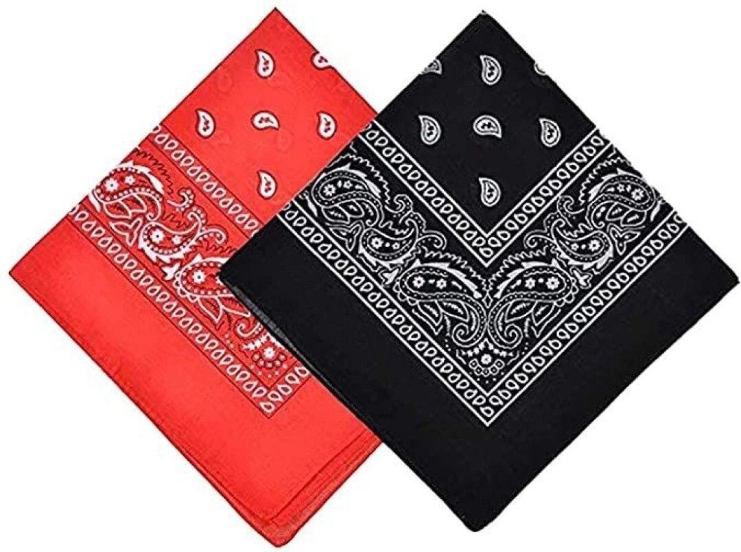 UQCKON HAKCH-VACRBB-2 ["Black and red"] Handkerchief-image-24