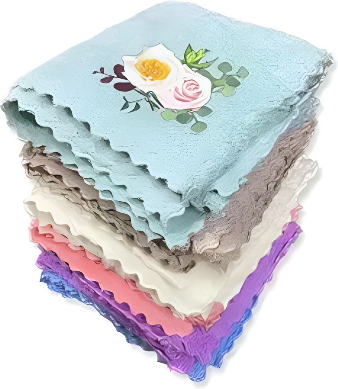 Trinch FlowerPrintedHandkerchief ["Multicolor"] Handkerchief