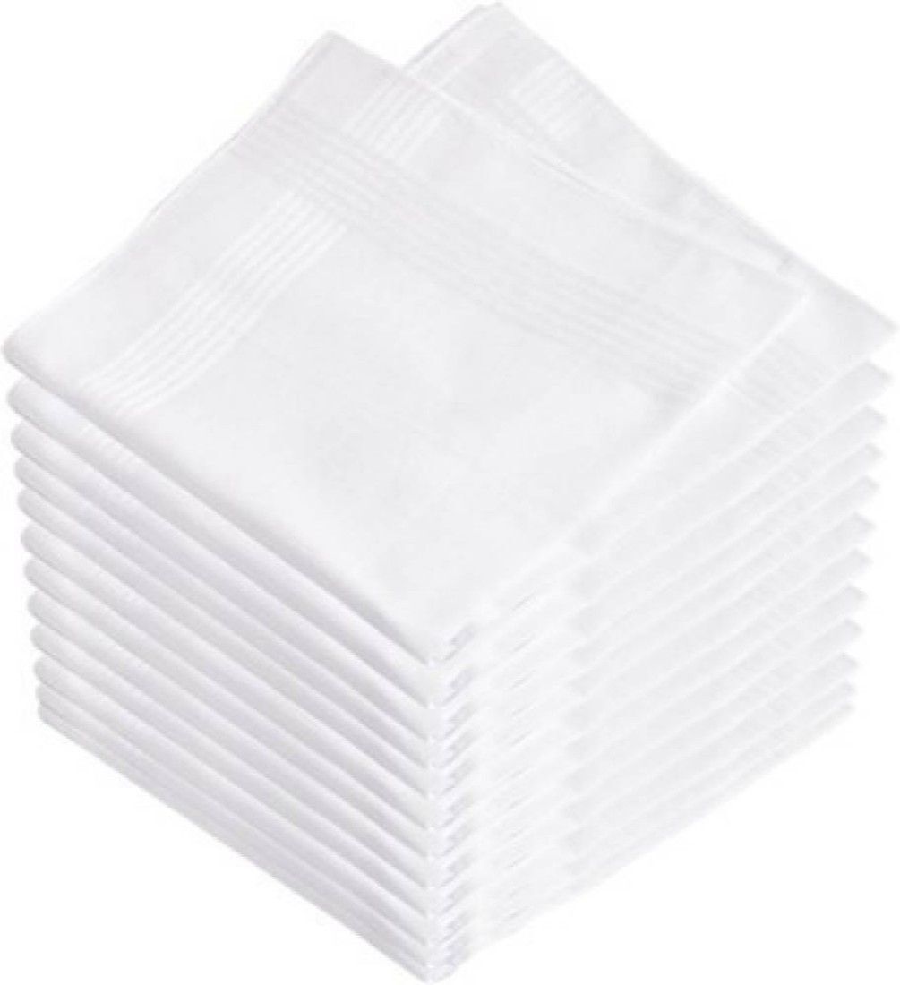 UQCKON HAKCH-White Premium Exquisite Pure Handkerchief ["White"] Handkerchief-picture-16