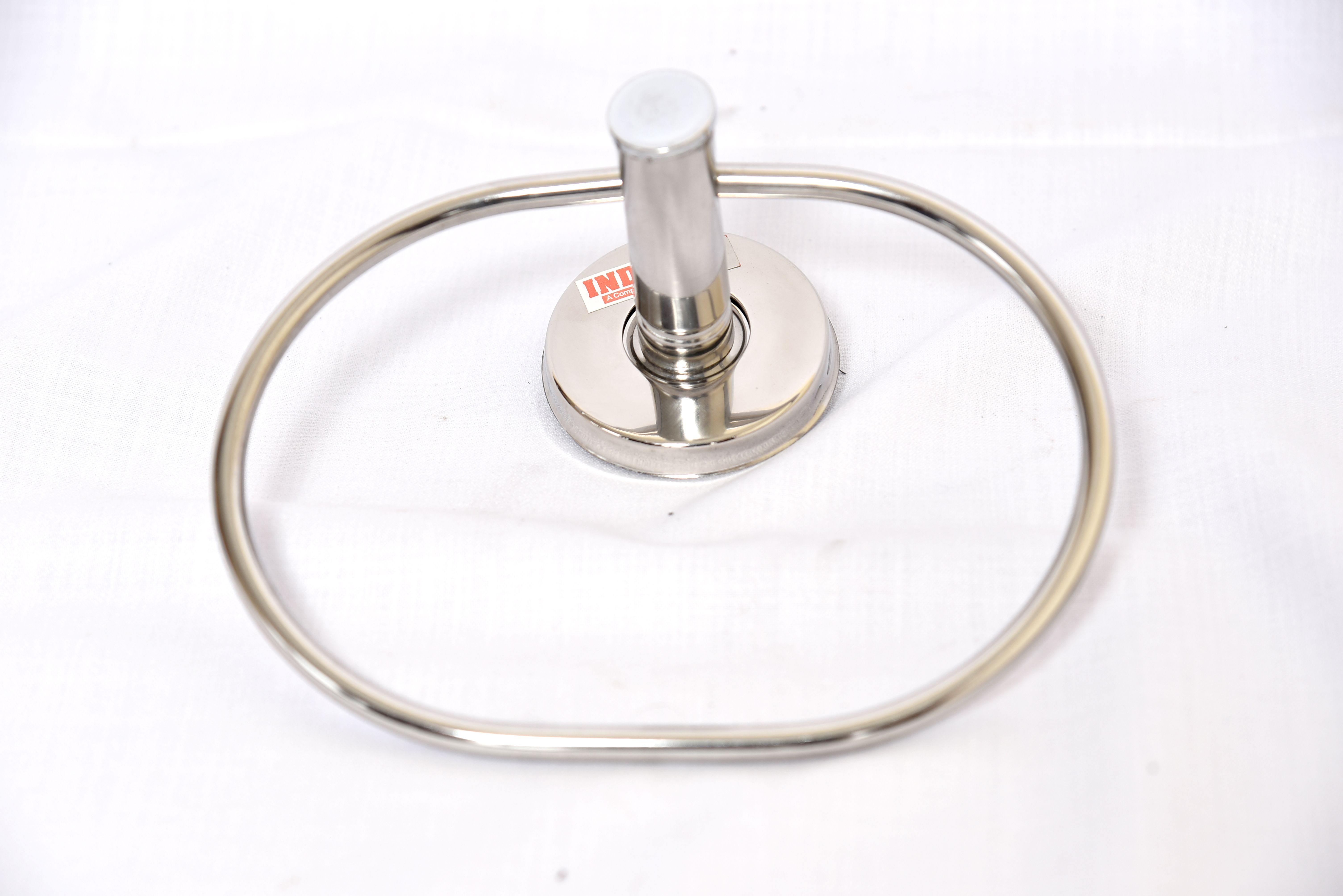 pmo by for wash basin/towel ring/bathroom accessories Towel Ring For Bathroom Napkin Stand for Kitchen Oval unique Design Silver Towel Holder-picture-32