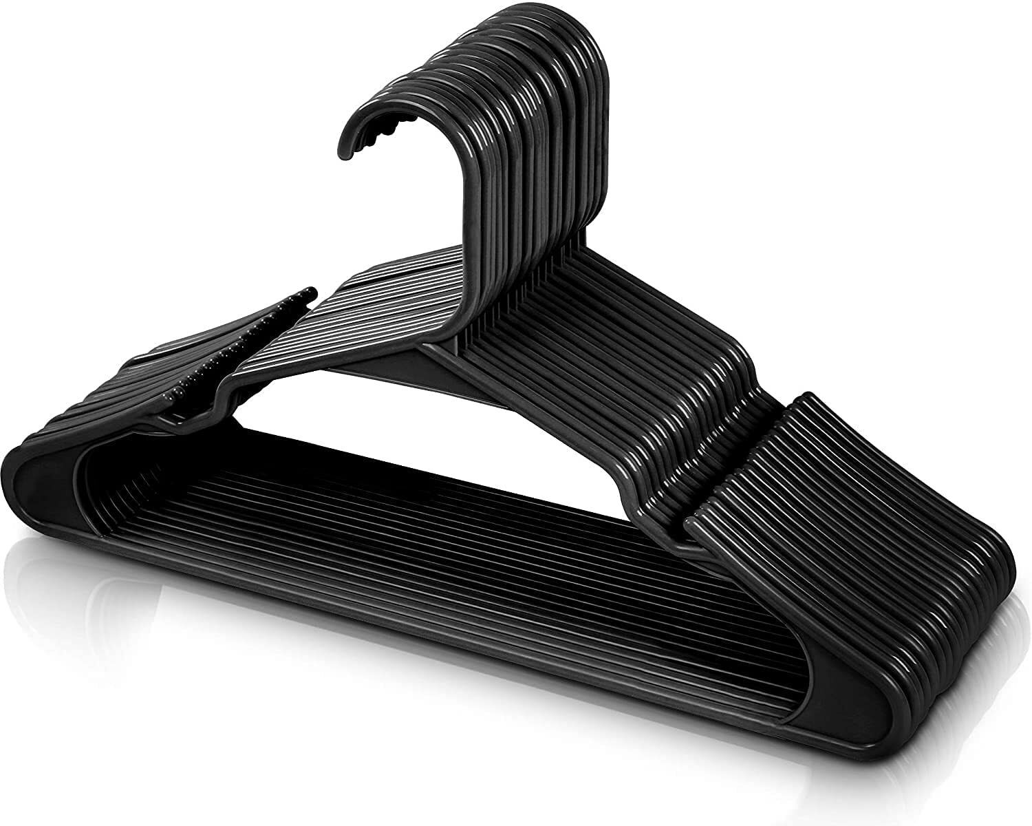 Durable Plastic Clothes Hanger for Shirts, Pants & Dresses Plastic Shirt Pack of 12 Hangers For Shirt-image-10