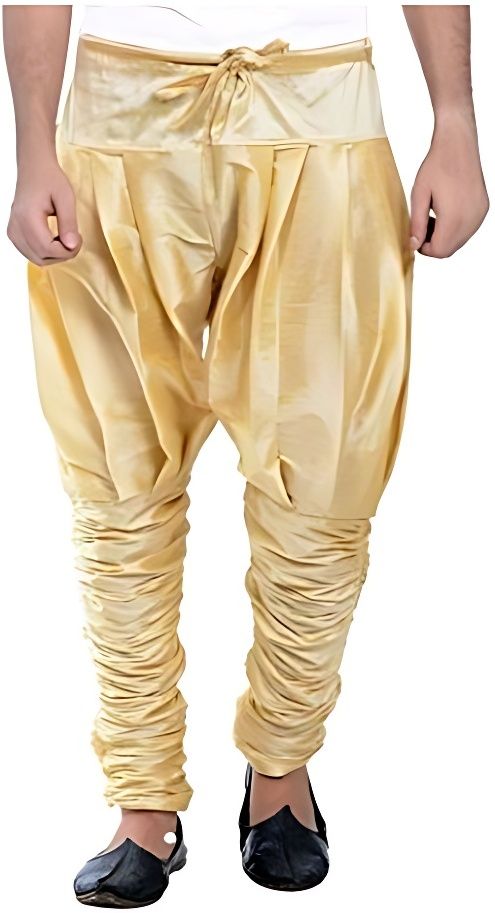 amit online Solid Dupion Silk Men Harem Pants-picture-16