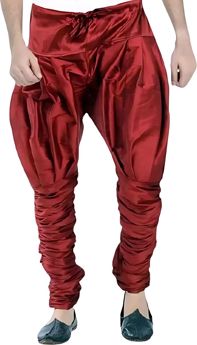 amit online Solid Dupion Silk Men Harem Pants-picture-32