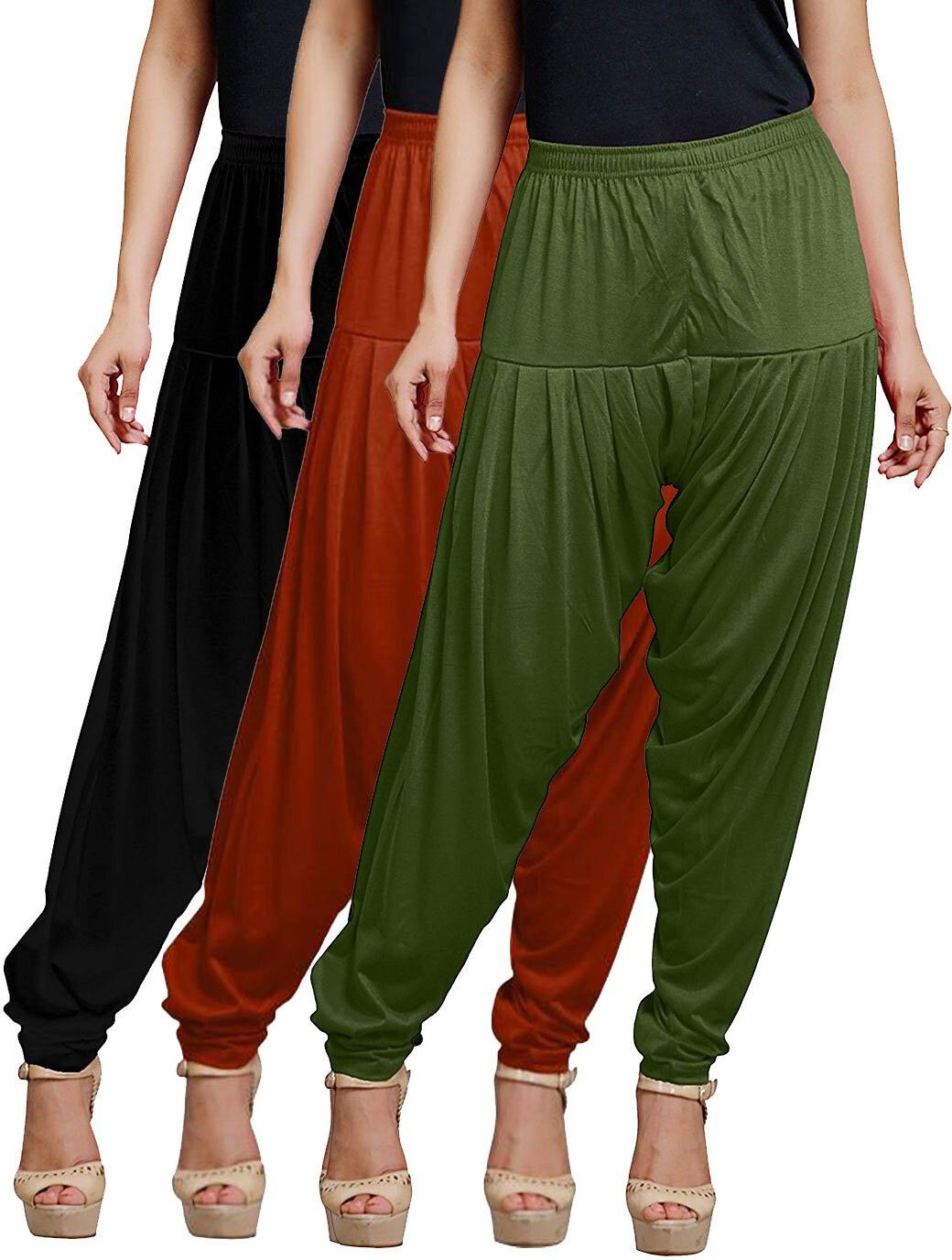 whitediamond Viscose Rayon Solid Patiala-picture-18