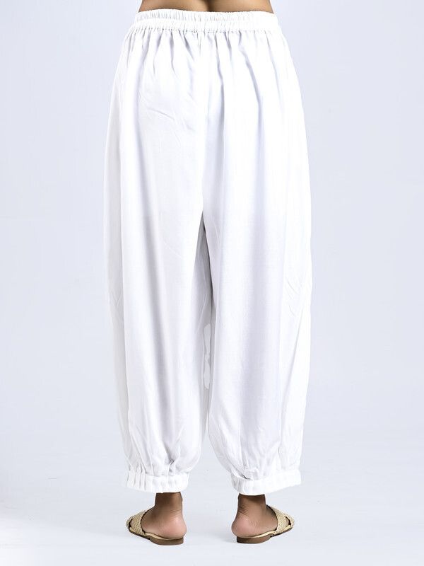 Solid Rayon Women Harem Pants