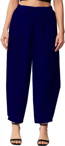 Solid Rayon Women Harem Pants