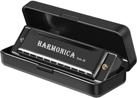 riktraders Harmonica Mouth Organ Musical Instrument Titanium Copper Core Harmonica-picture-41
