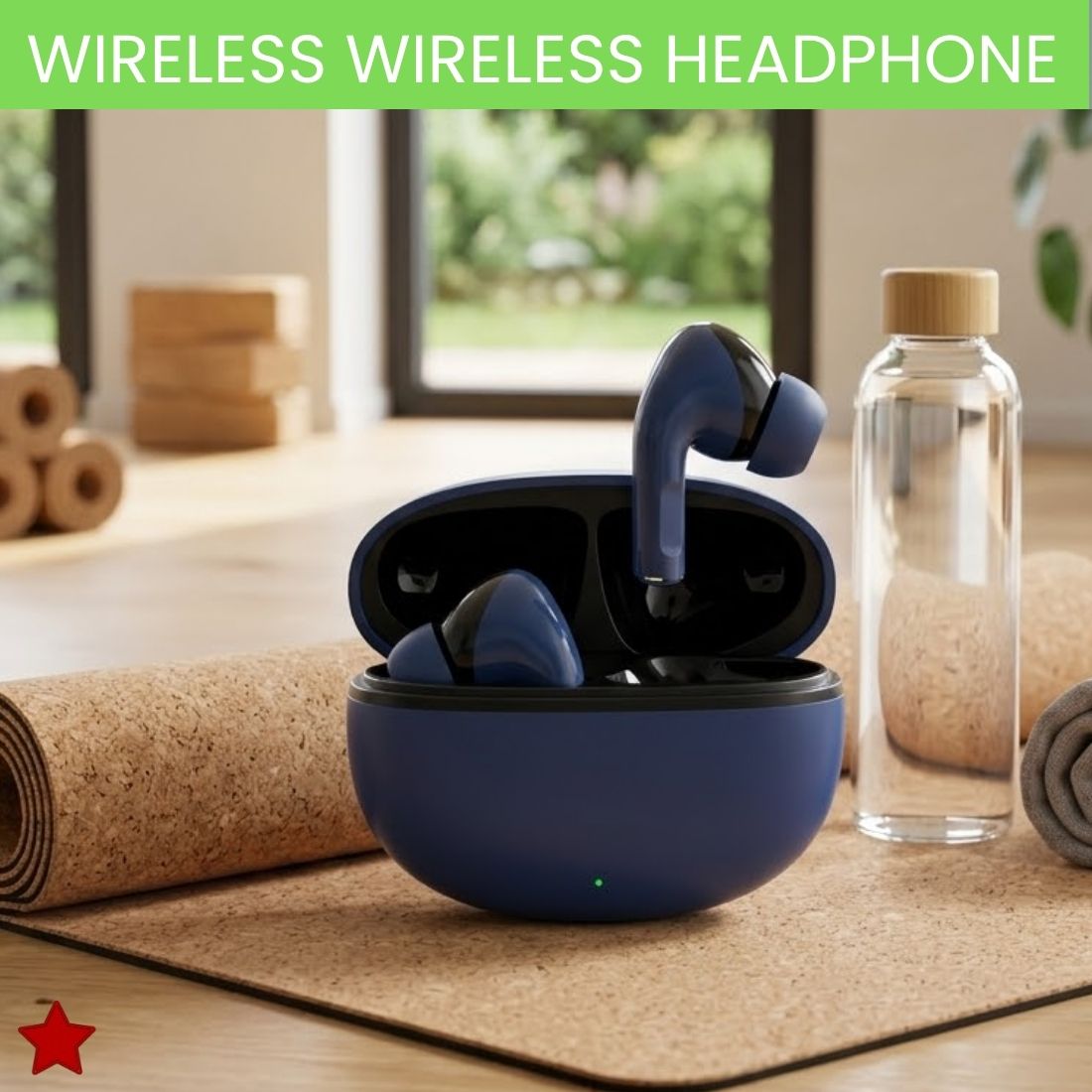 clairbell TWS Wireless Bluetooth in-Ear Earbuds with Charging Case, HD Stereo SoundZX63 Bluetooth Headset-picture-18