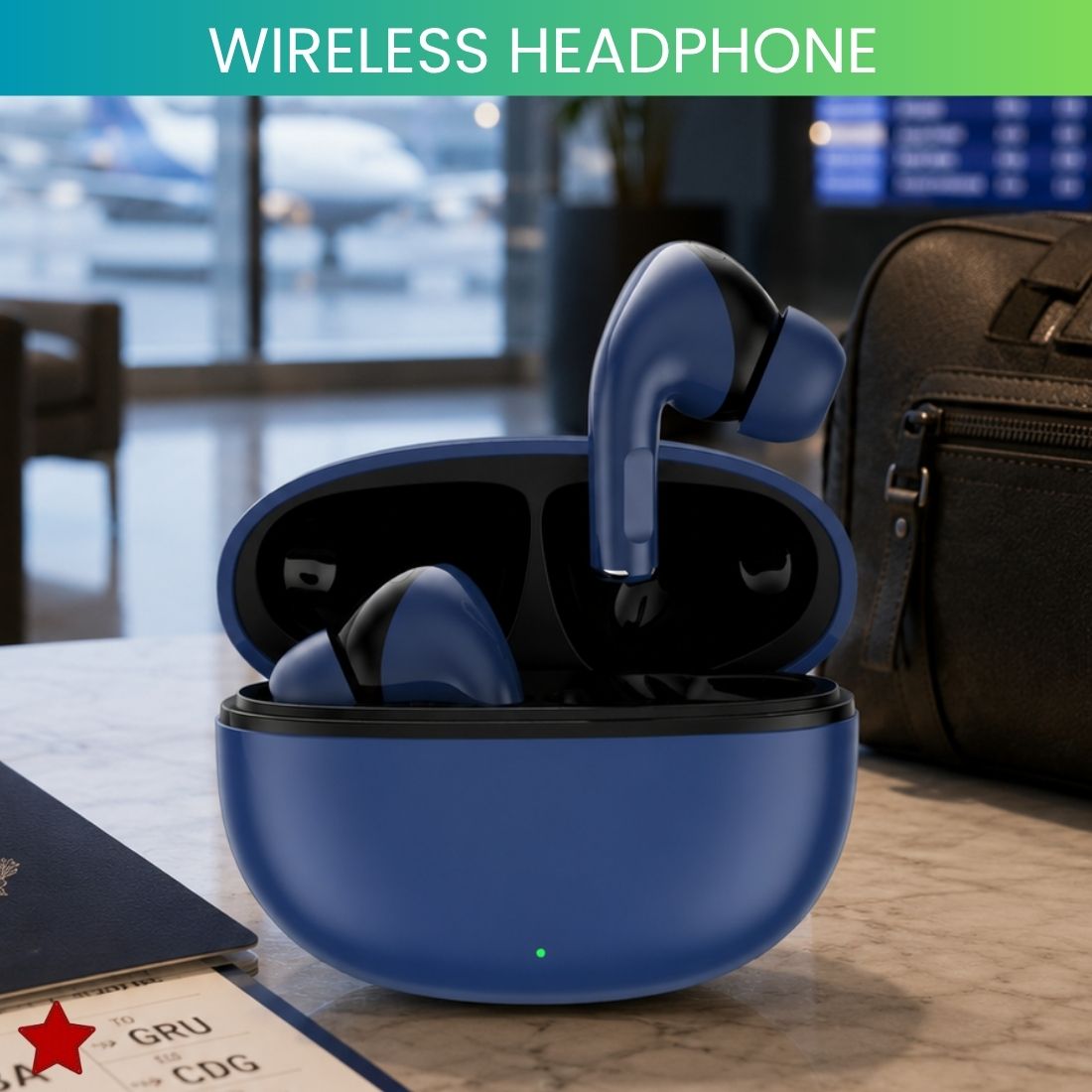 clairbell TWS Wireless Bluetooth in-Ear Earbuds with Charging Case, HD Stereo SoundZB139 Bluetooth Headset-picture-28