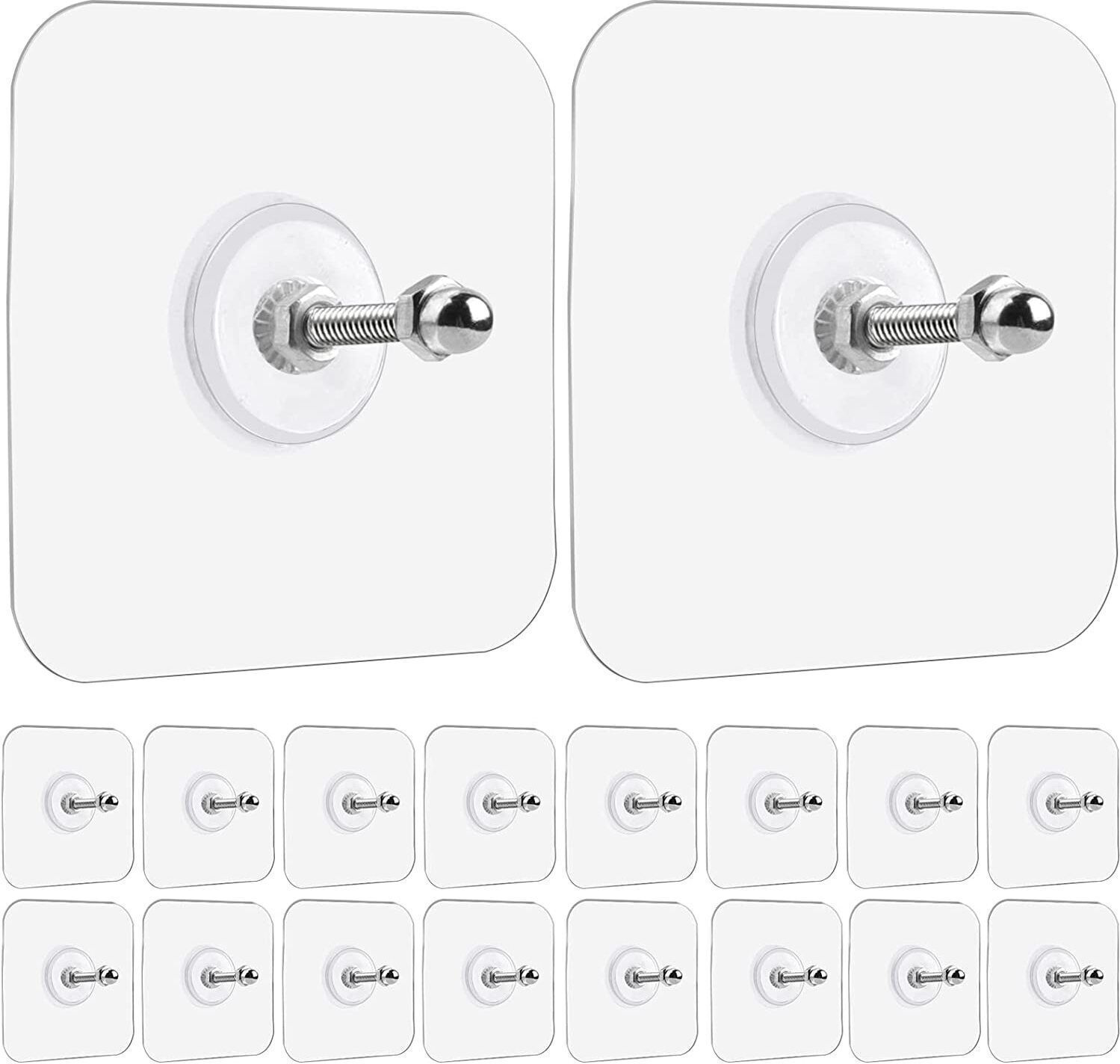 mercehive Self Adhesive Nail Hook for Hanging Photo Frame, Home and Bathroom Accessories Hook 6-picture-5