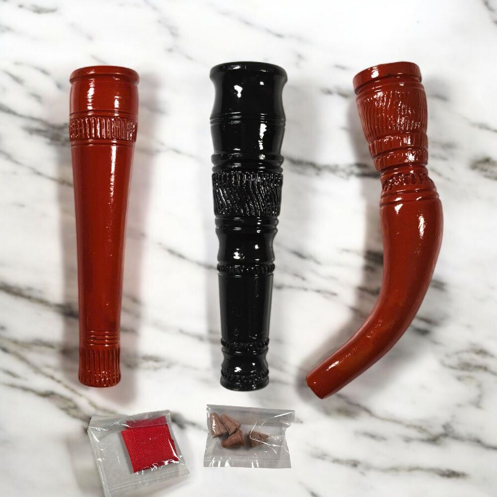 desi mitti Handcrafted Clay Chillum – 9.5 cm Earthenware Outside Fitting Hookah Mouth Tip-picture-11