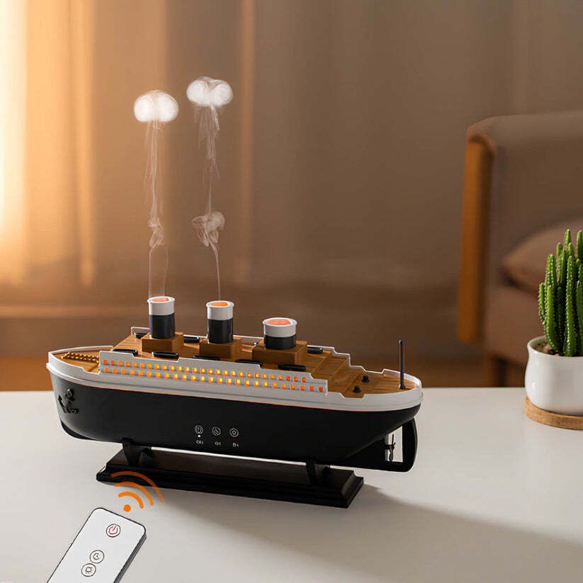 czech Carry Case Latest Titanic Ship Humidifier with Free Essential Oil in Good Quality HAW16 Humidifier-picture-32