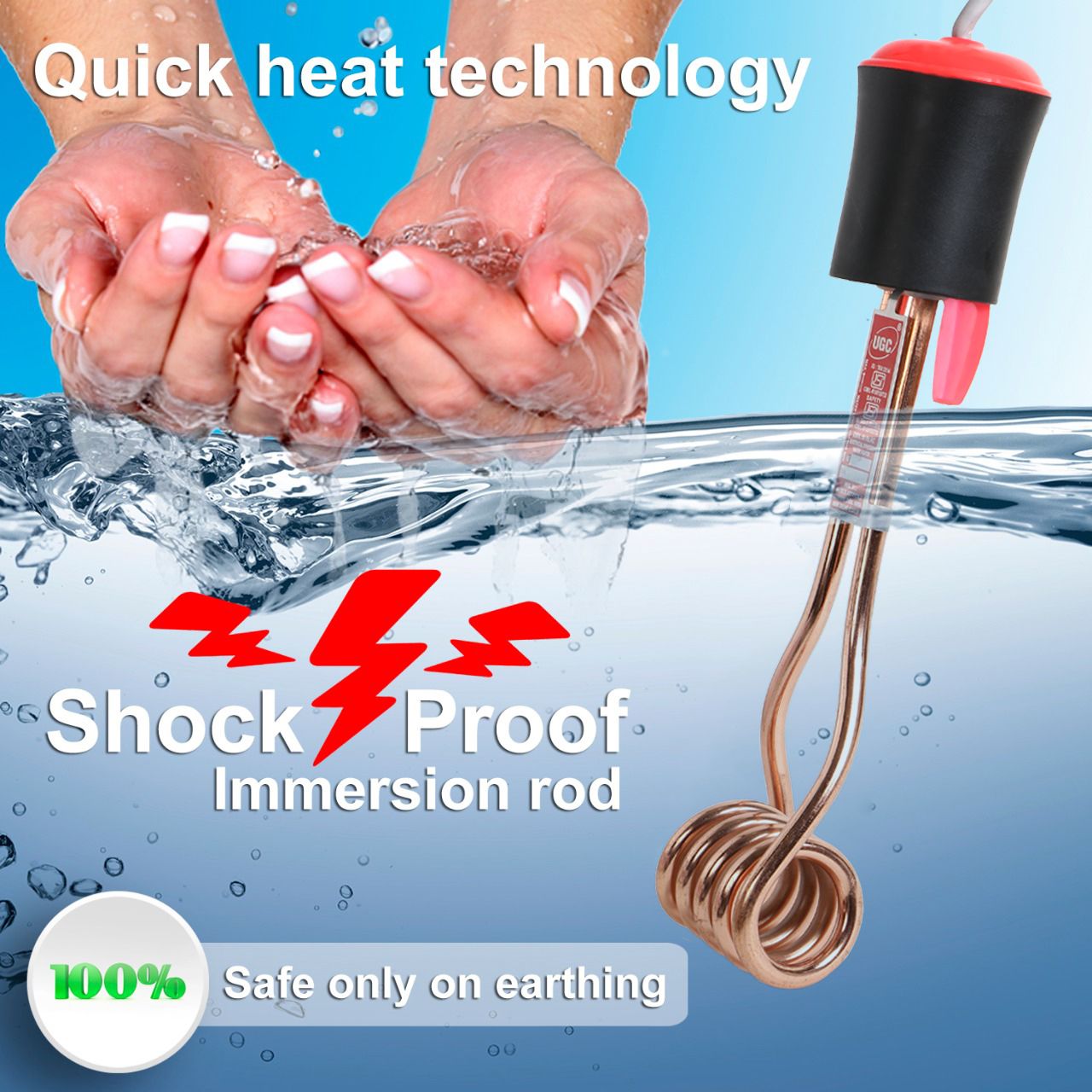 Shockproof Immersion Heater Rod – Copper & ISI Approved 2000 W Shock Proof Immersion Heater Rod-image-16