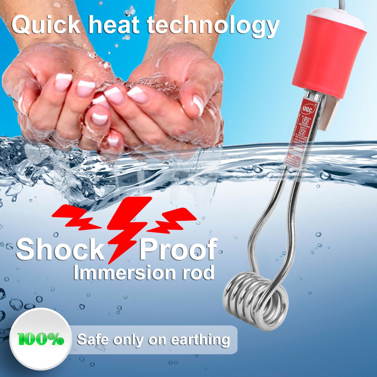 ISI Mark Nickle Immersion Heater – Shockproof & Durable 2000 W Shock Proof Immersion Heater Rod-image-44