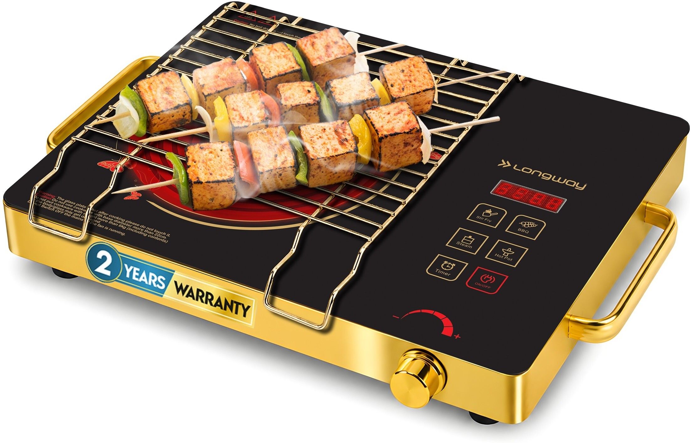 2200 W Induction Cooktop Touch Panel, Push Button-image-46