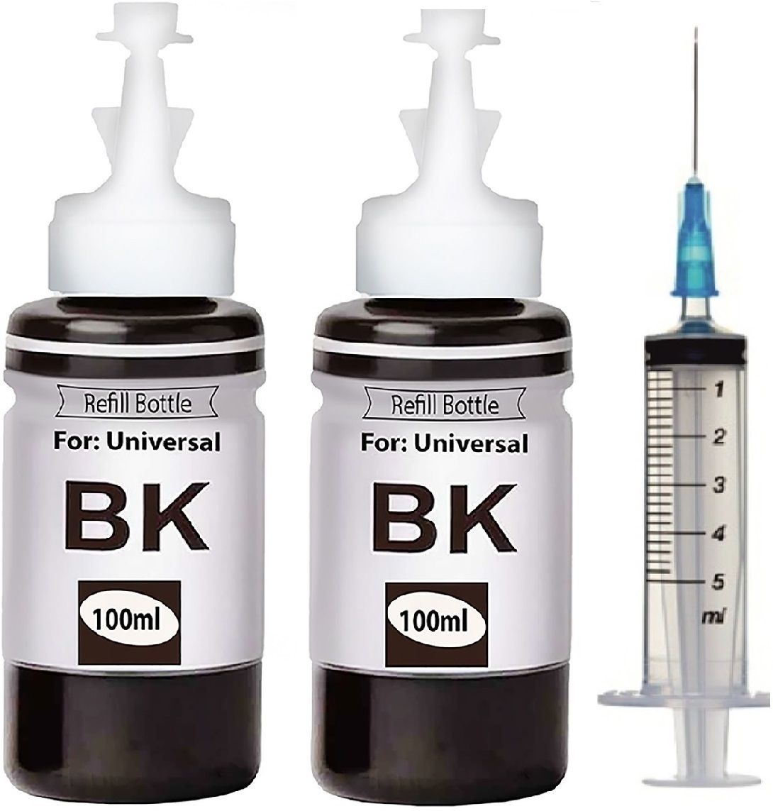 verena Refill Ink Compatible For PG 88,PG 740,PG 745 Ink Cartridge 100 ML + Syringe + Black Ink Cartridge