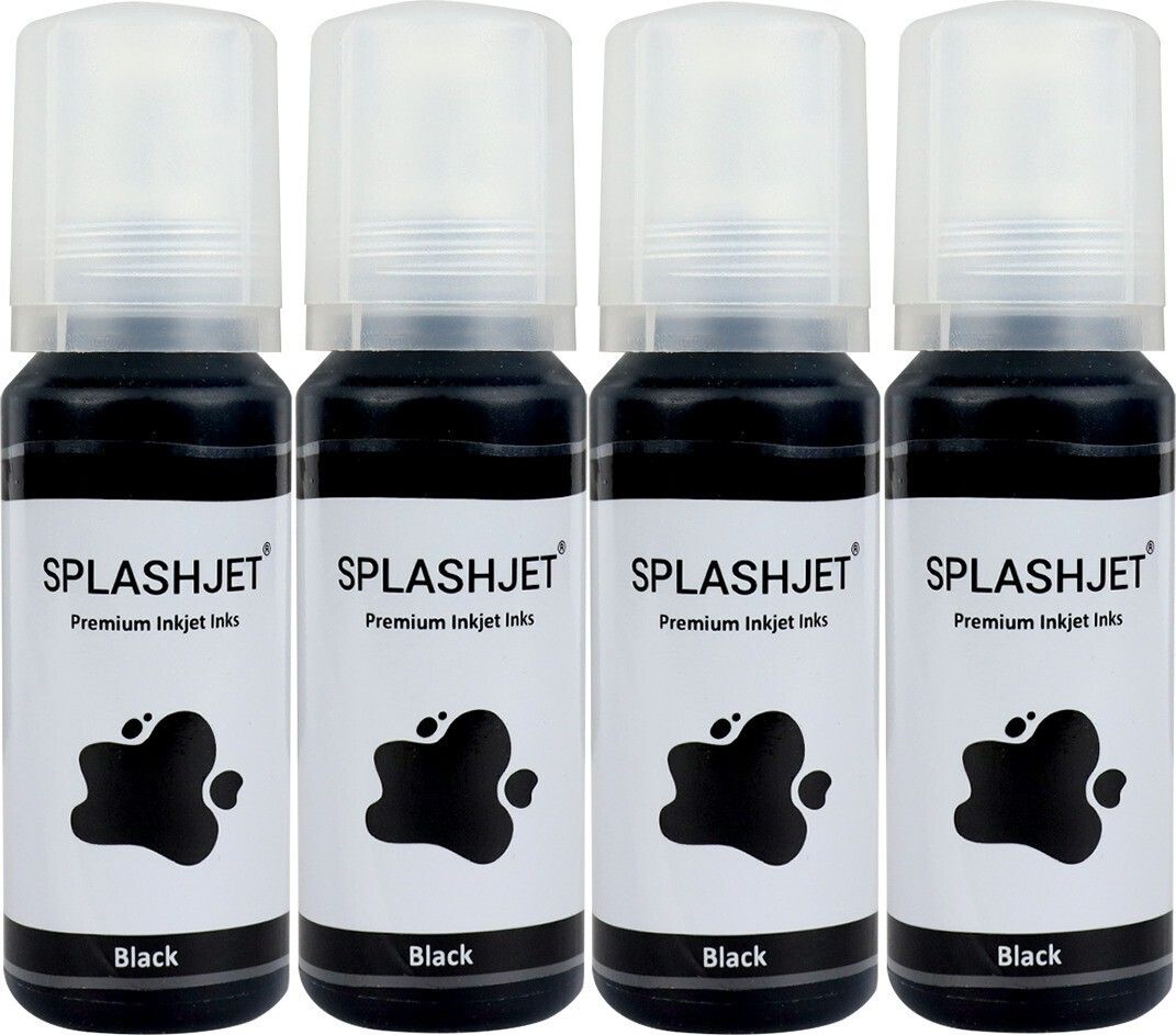 Splashjet 003 Ink for EP L3110, L3150, L3115, L3116, L3210, L3215 Printer- (70gm X 4) Black Ink Bottle-picture-23
