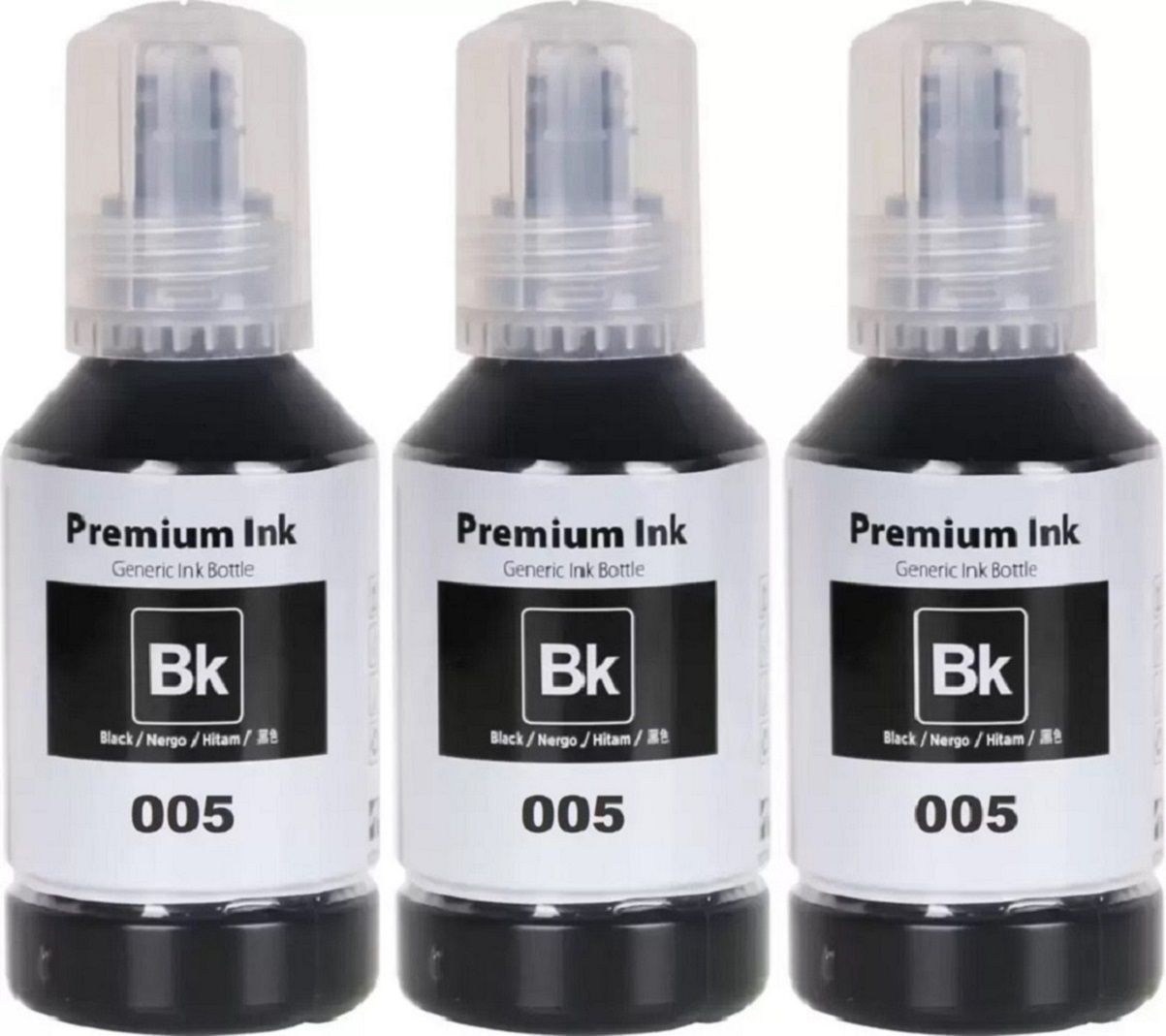 tequo Refill Ink 005 Black Pack 3 For Epson Ink Printers Black Ink Bottle-image-9