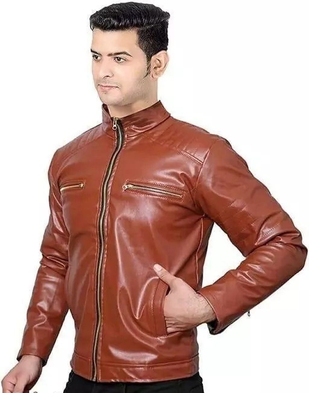 topqore Men Solid Casual Jacket-picture-11