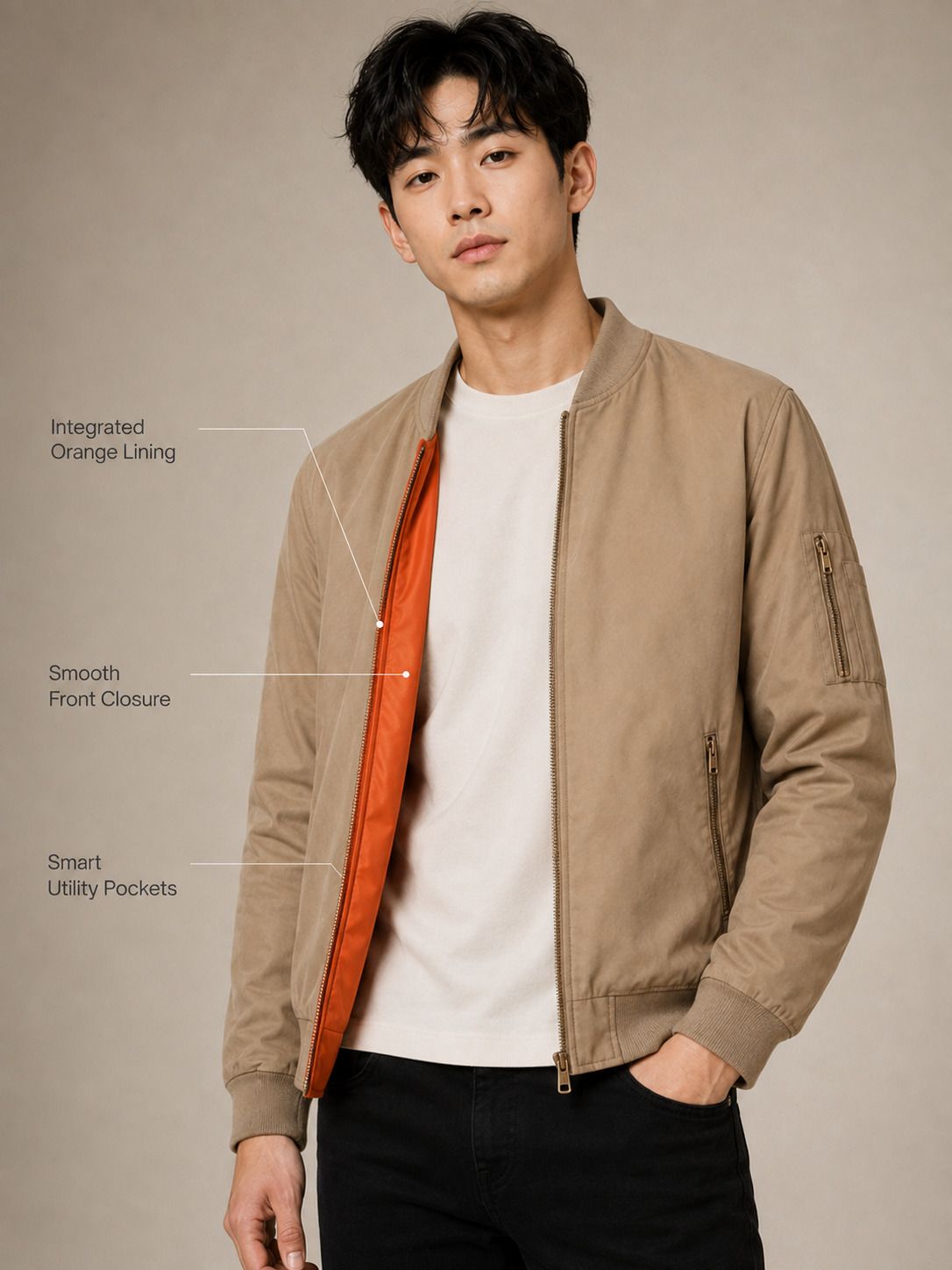 caraba Men Solid Winter Coat-picture-33