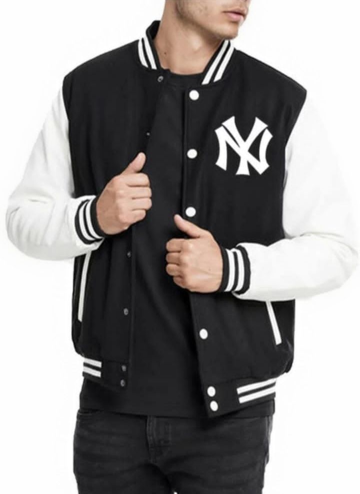 satsukrat Men Colorblock Bomber Jacket-picture-15