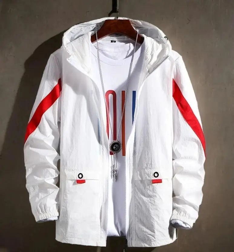 LIFEMOON Striped Men Wind Cheater-picture-45