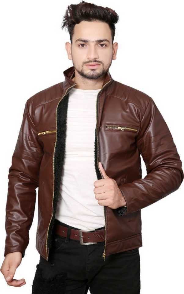 Men Solid Casual Jacket-image-47