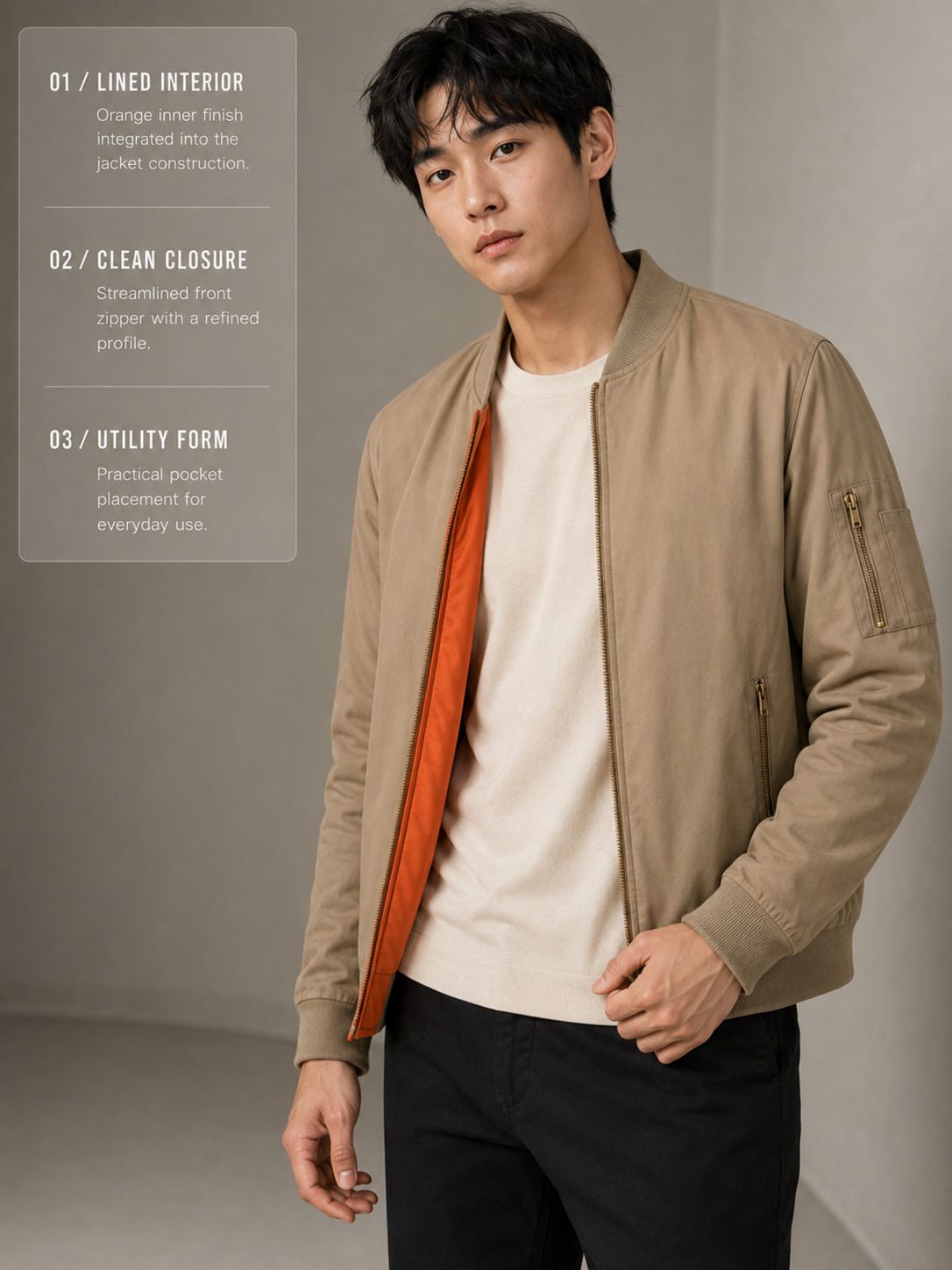 caraba Men Solid Casual Jacket-picture-14
