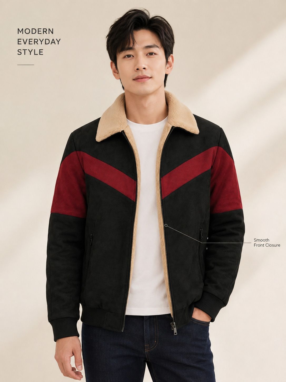 caraba Men Striped Casual Jacket-picture-30