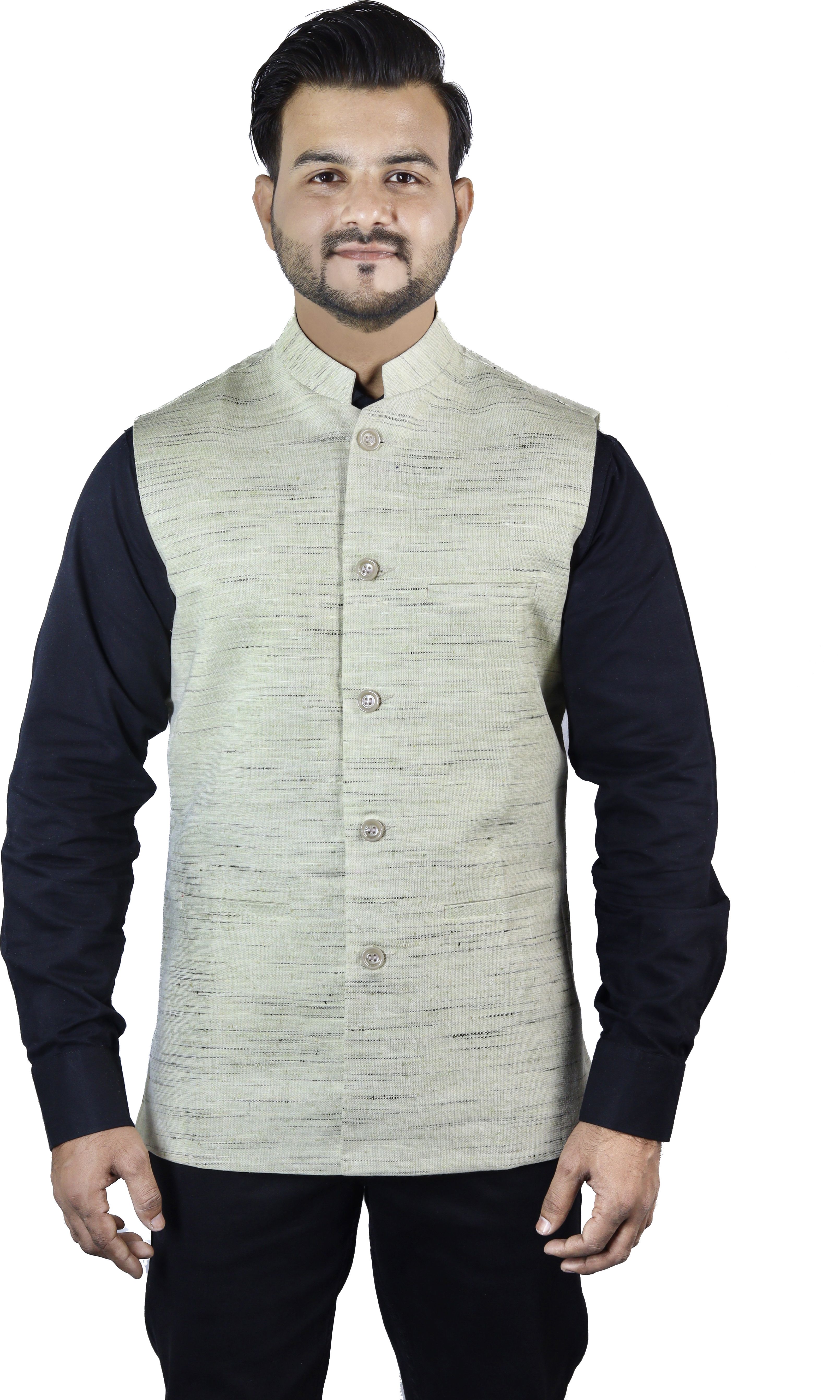 w s textile Self Design Men Waistcoat-picture-17