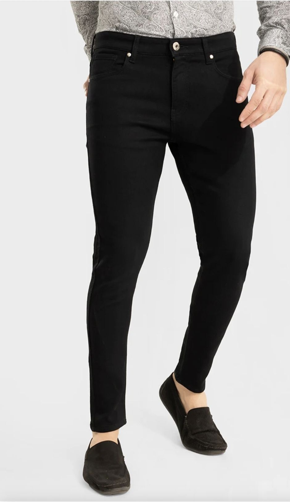 Men Regular Mid Rise Black Jeans-image-48