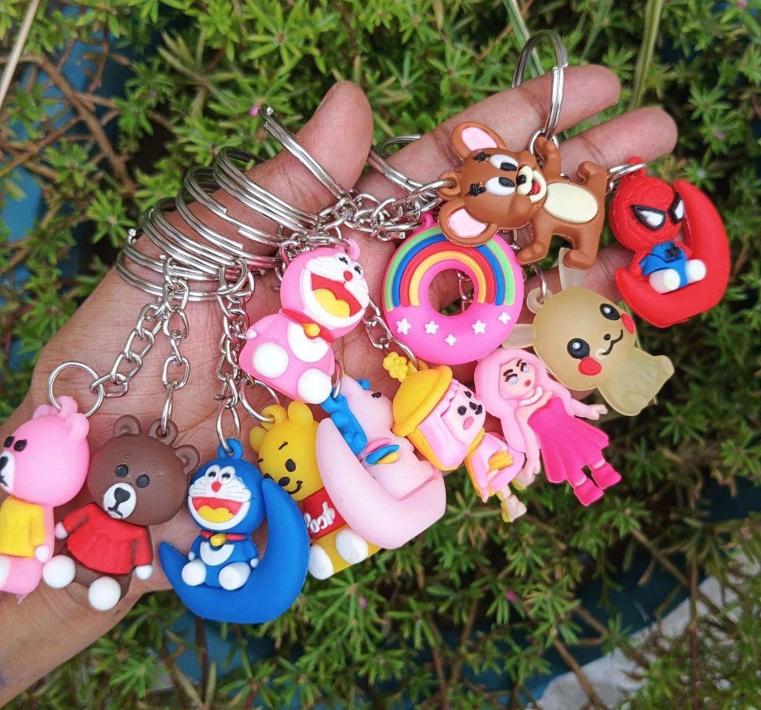 div Pack 12 key Chain cartoon Key Chain-picture-39