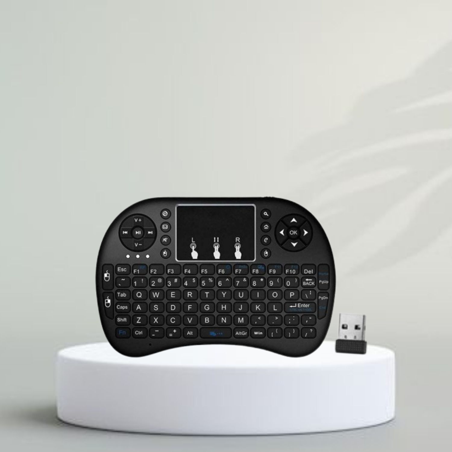 Clairbell Bluetooth (Wireless Keyboard) USB Rechargeable Keyboard With Pocket Size K78 Wireless Thumb-size Multi-device Keyboard Compatible with Tablet-image-38