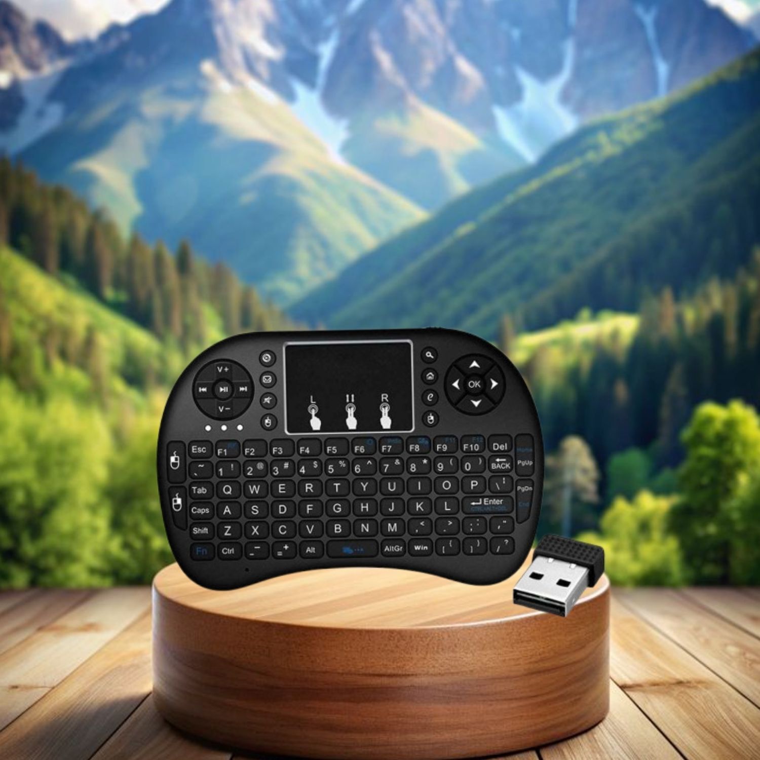 SACRO Bluetooth (Wireless Keyboard) USB Rechargeable Keyboard With Pocket Size E270 Wireless Thumb-size Multi-device Keyboard Compatible with Laptop-picture-41