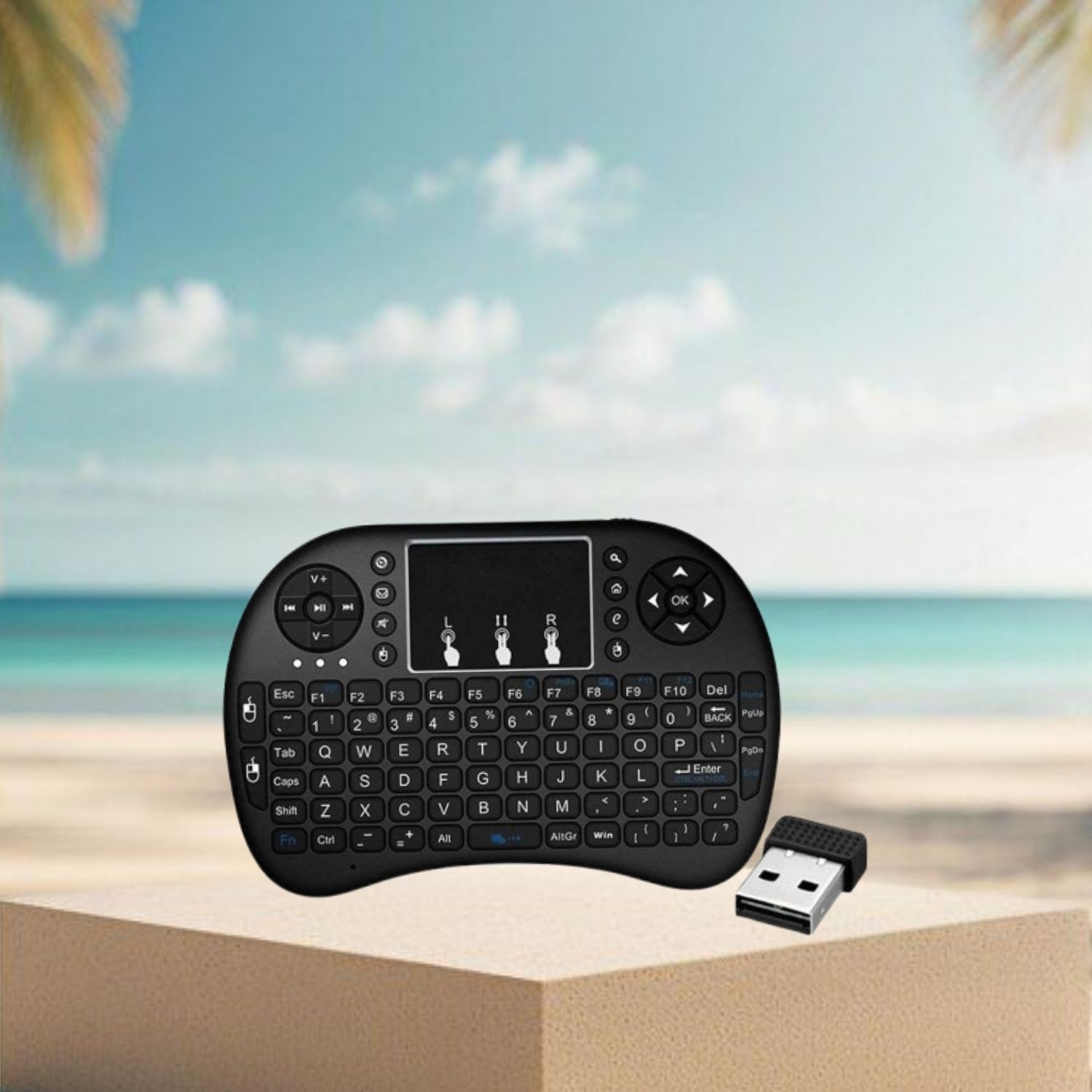 Clairbell Bluetooth (Wireless Keyboard) USB Rechargeable Keyboard With Pocket Size H484 Wireless Thumb-size Multi-device Keyboard Compatible with Tablet-picture-24