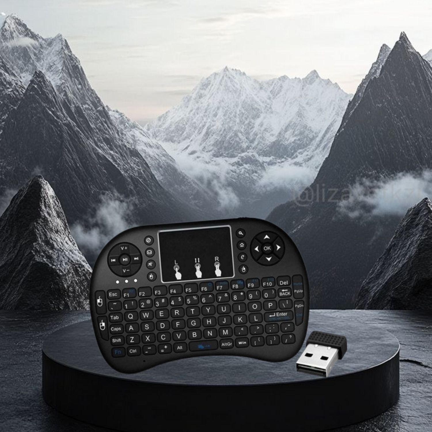 SACRO Bluetooth (Wireless Keyboard) USB Rechargeable Keyboard With Pocket Size D147 Wireless Thumb-size Multi-device Keyboard Compatible with Laptop-picture-21