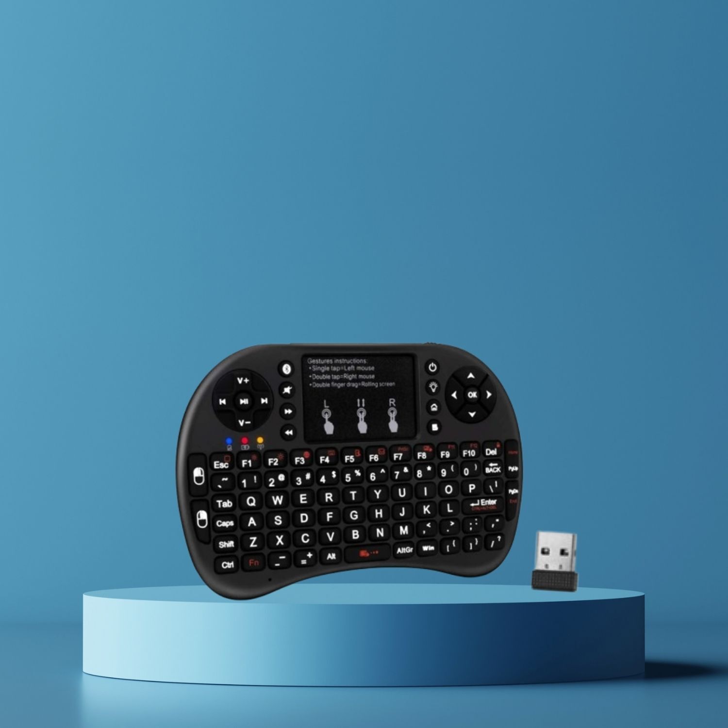 Clairbell Bluetooth (Wireless Keyboard) USB Rechargeable Keyboard With Pocket Size I59 Wireless Thumb-size Multi-device Keyboard Compatible with Tablet-picture-12